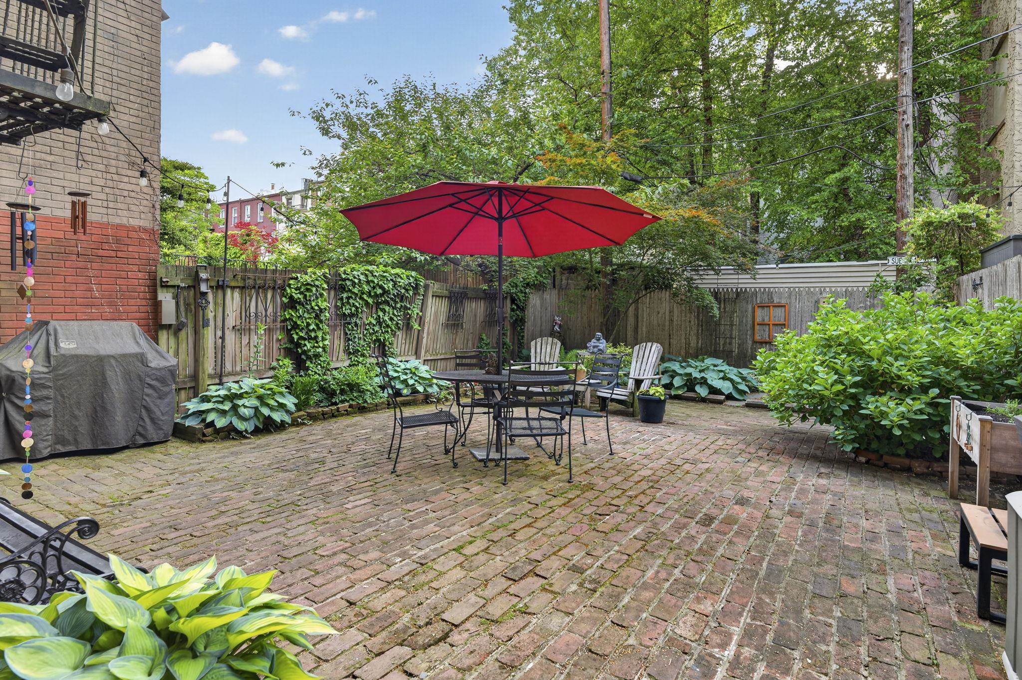 Enjoy Your Own Private Backyard Oasis in Hoboken!