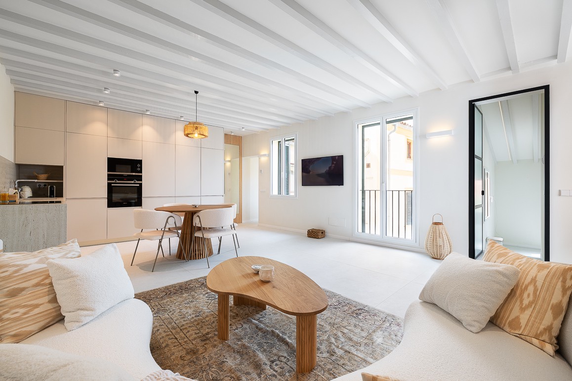 Renovated apartment with quiet terrace and elevator in city palace