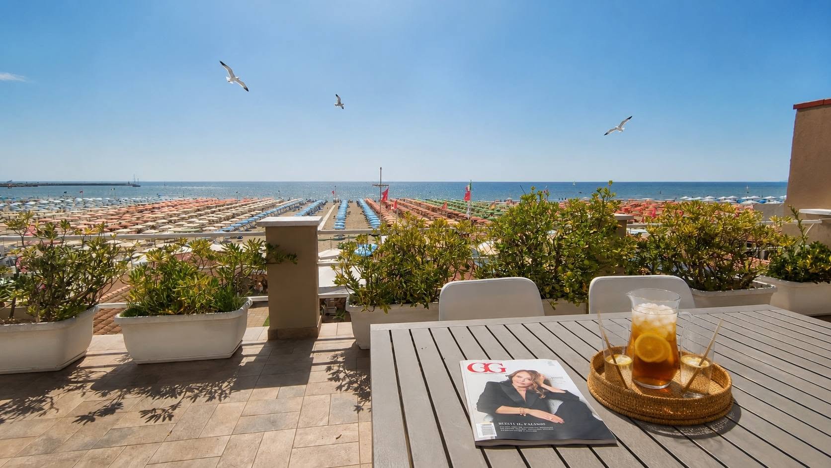 Wohnung mit großer Terrasse an der Promenade