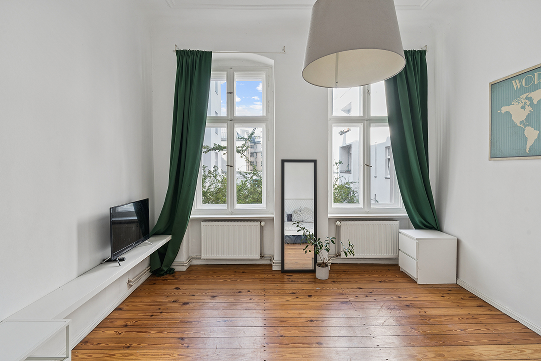 Historisches Pied-à-terre  im beliebten Schillerkiez