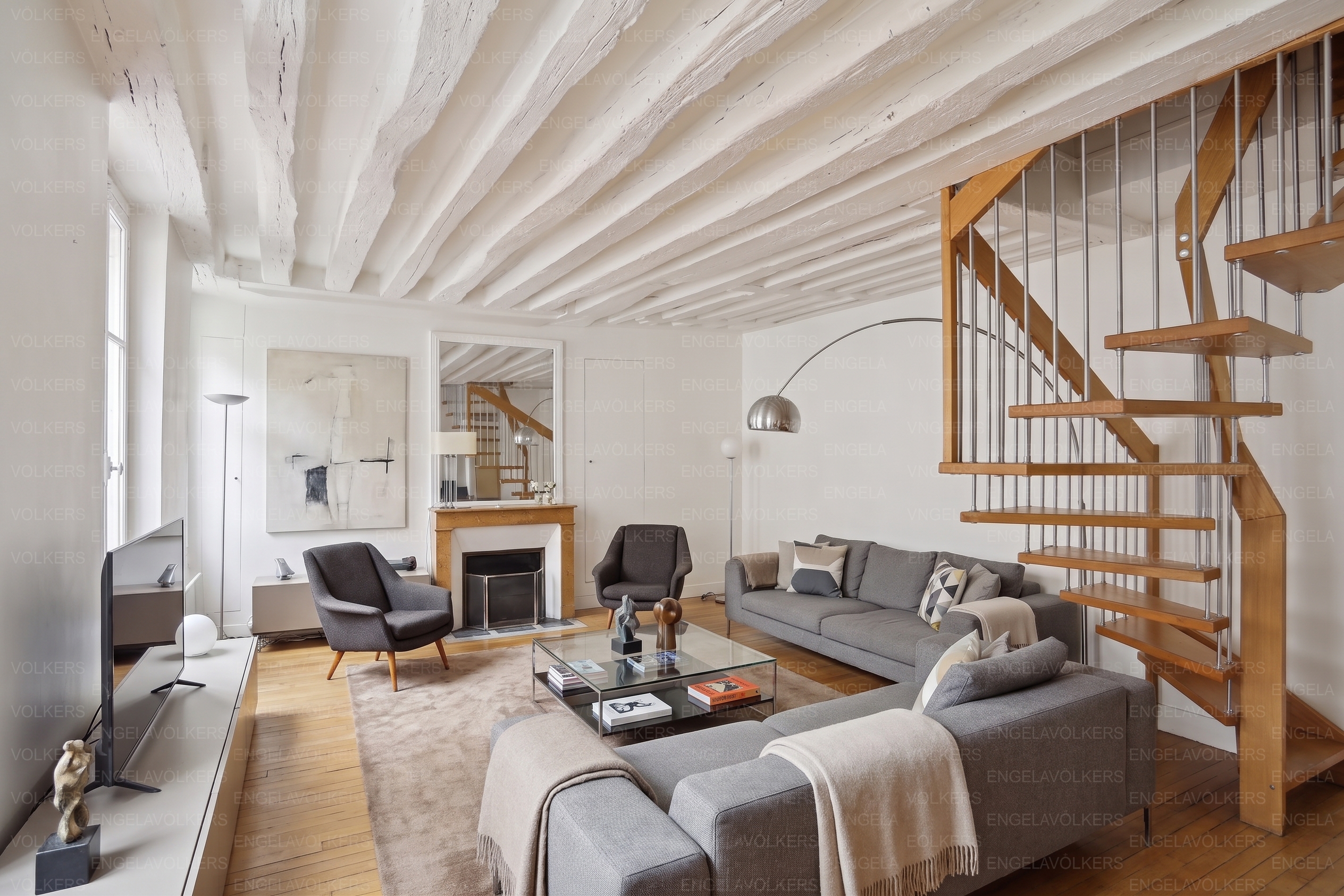 Exceptional Top-Floor Duplex in a Historic Mansion — The Perfect Parisian Pied-à-Terre in the Monnaie District
