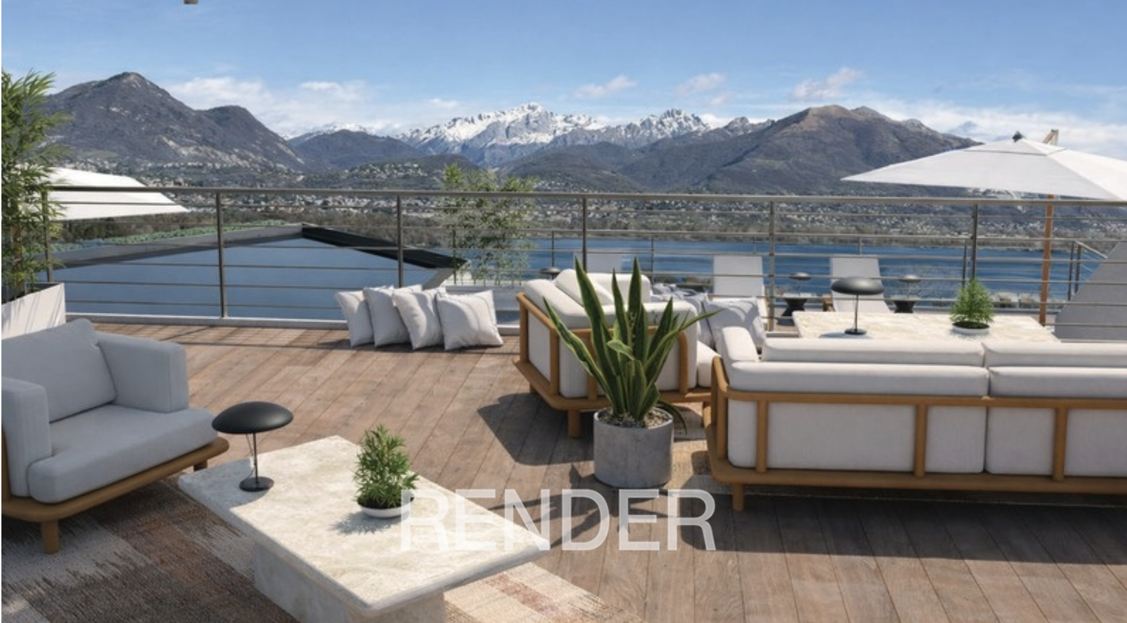 Appartamenti vista Lago in residence esclusivo con zona wellness