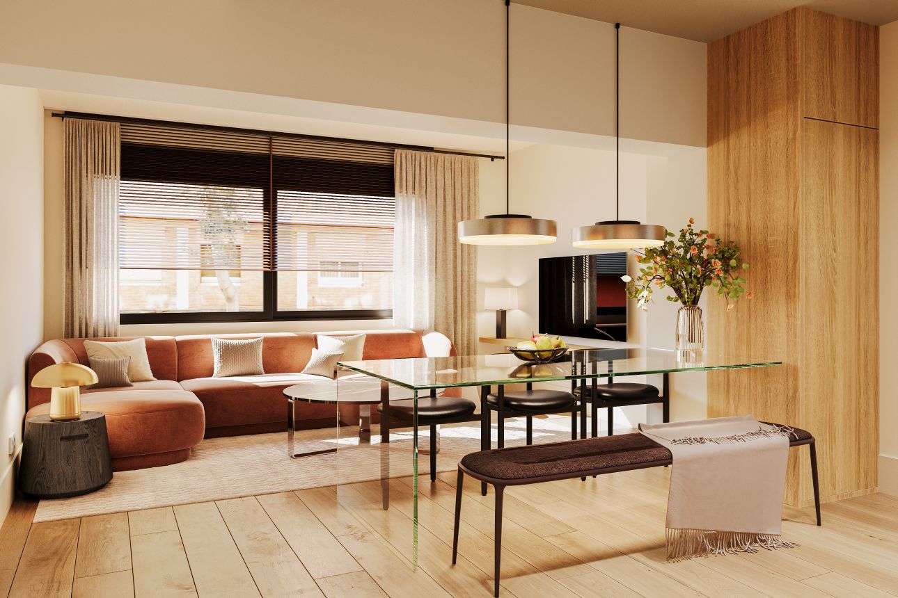 Piso de diseño, confort y eficiencia energética en Barcelona