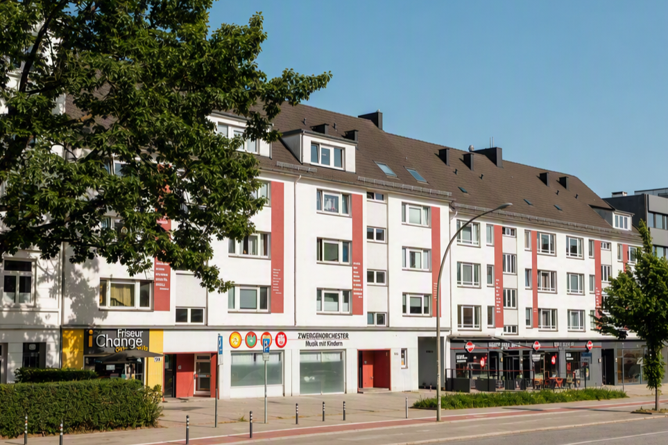 Hamburg-Hoheluft: Wohn- und Geschäftshausensemble in begehrter Stadtlage
