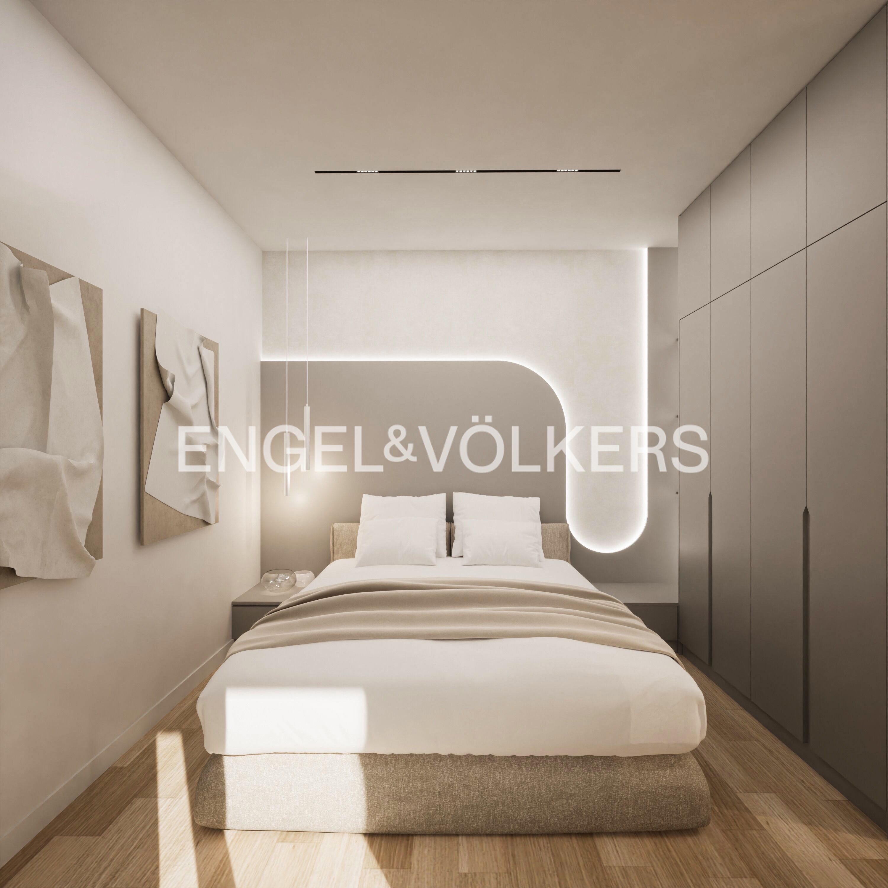 Minimal Penthouse Maisonette in Golf with Sea View