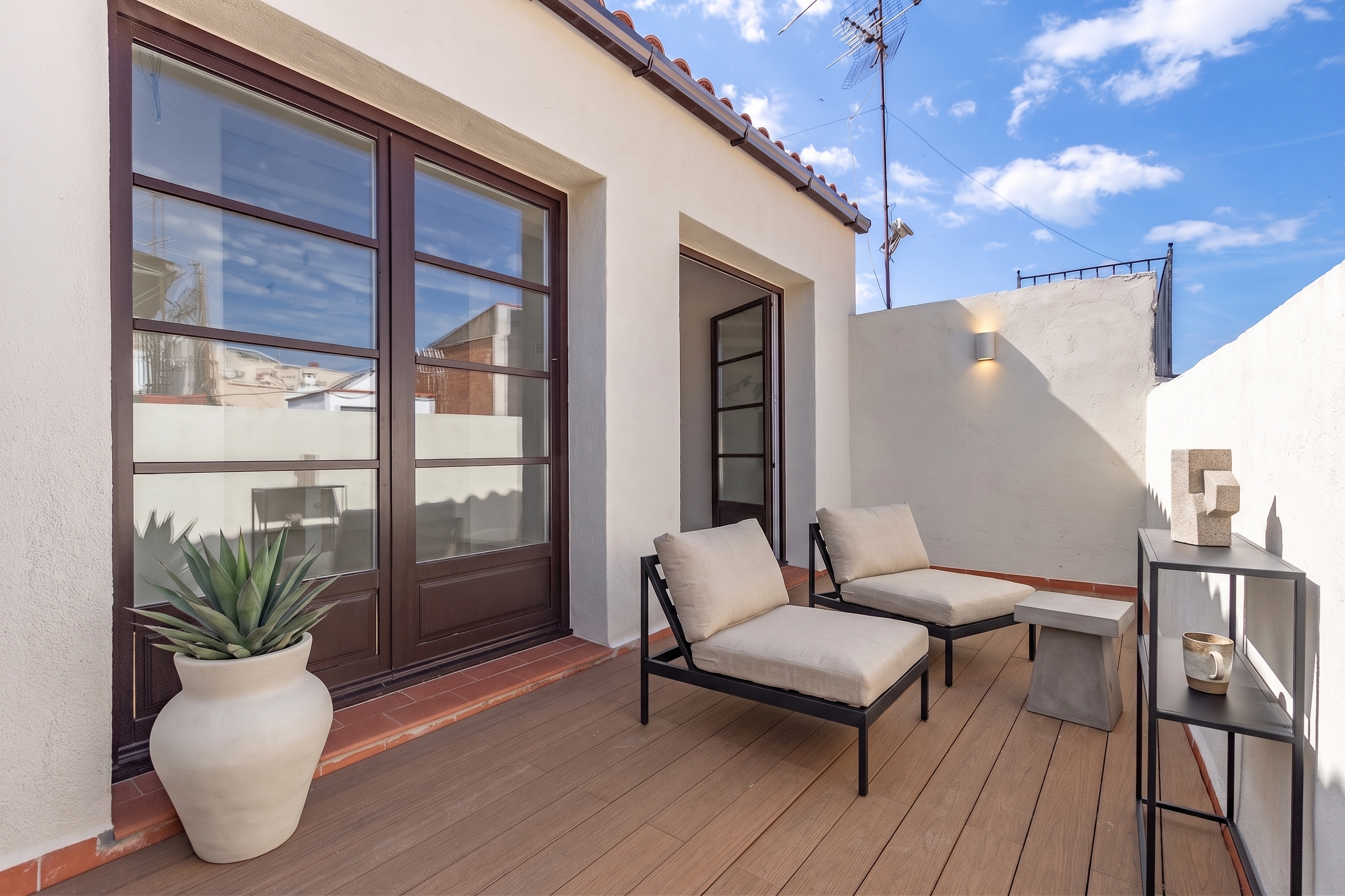 Neubau-Penthouse mit Terrasse nahe La Rambla