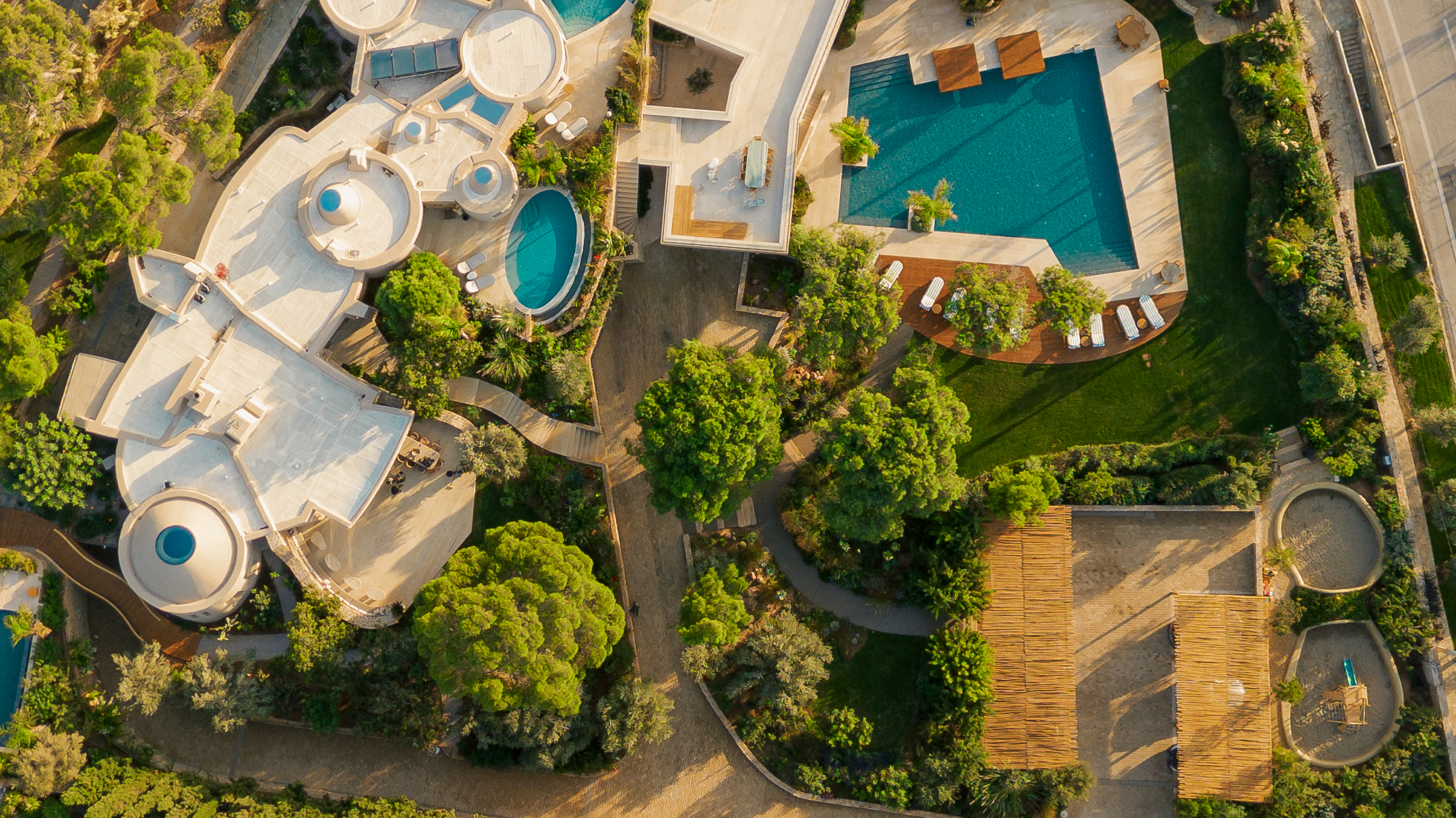 Luxury mediterranean seafront villa