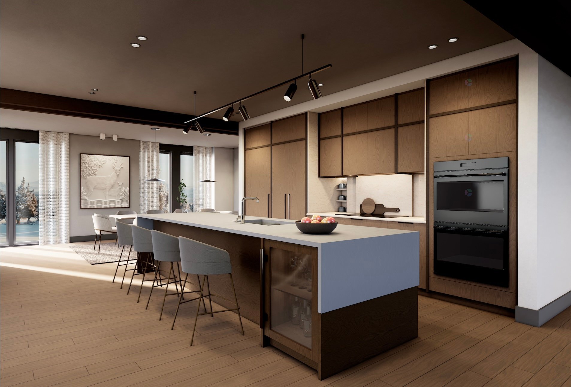 A development of 37 alpine villas
