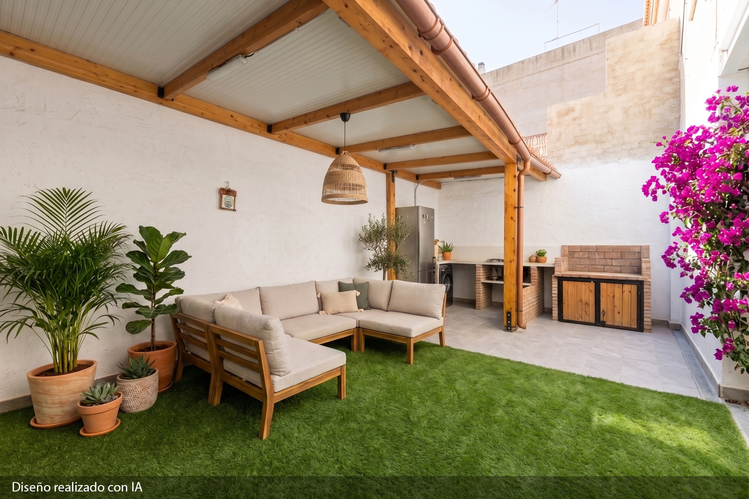 Bajo vivienda con patio y barbacoa en Bétera, Valencia