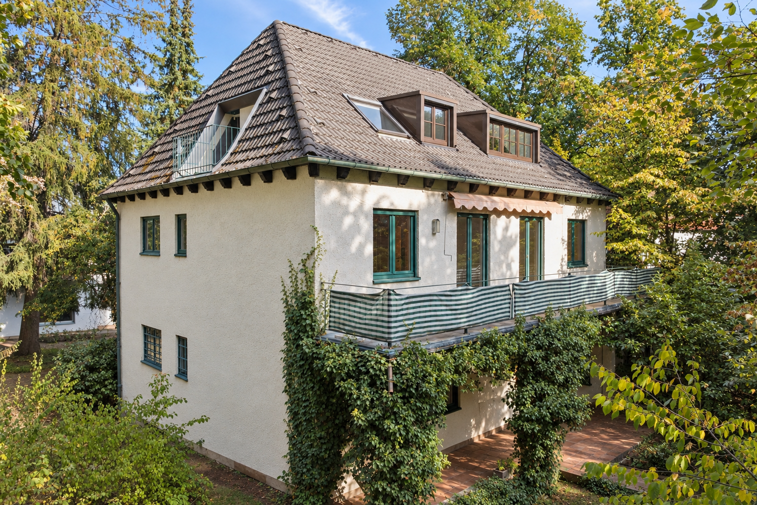 Kaffeemühlenhaus aus den 1930er-Jahren [KI-modifiziert]