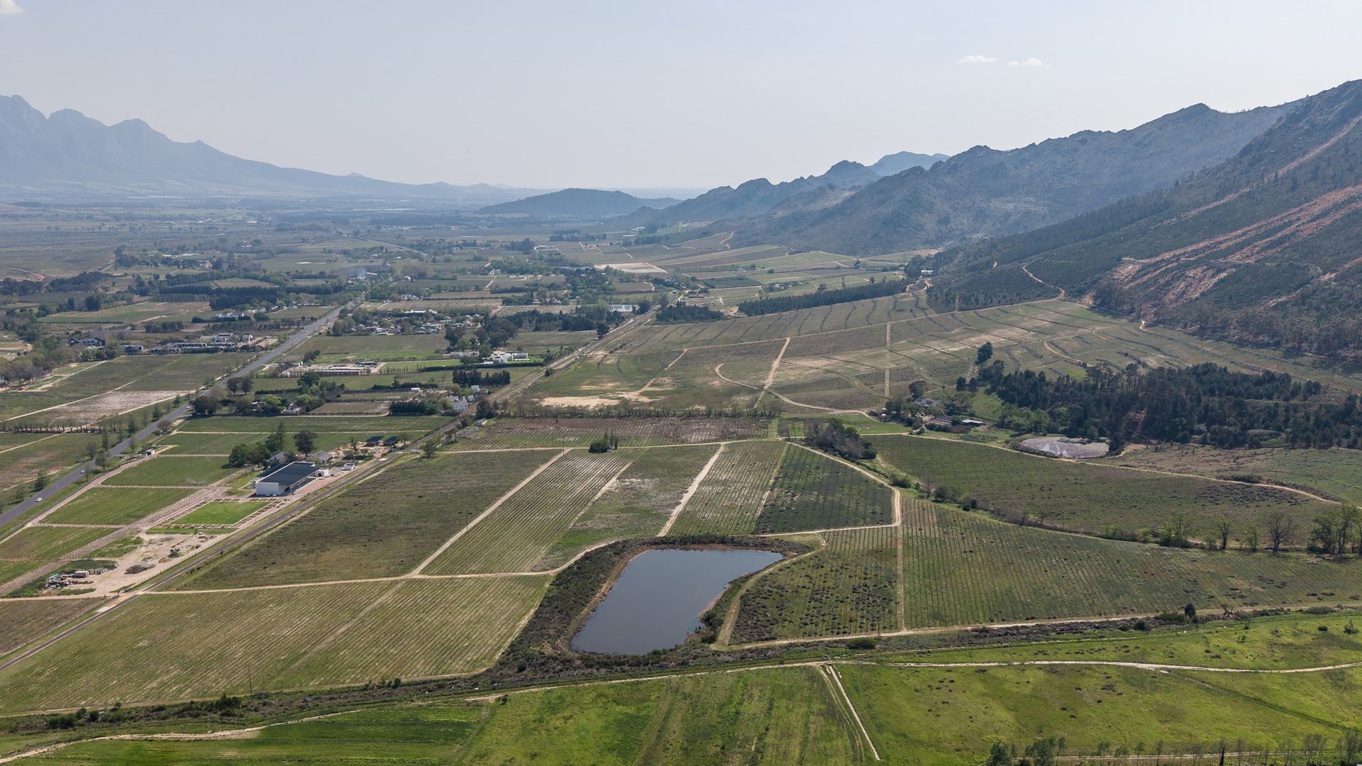 A Rare Open Canvas : 122Ha. Mountain Farm in the Franschhoek Valley