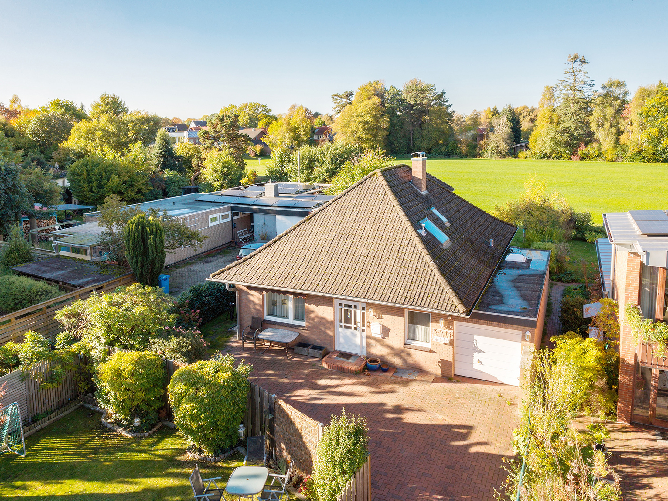 Komfortables Einfamilienhaus mit Ausblick ins Grüne in Bloherfelde!