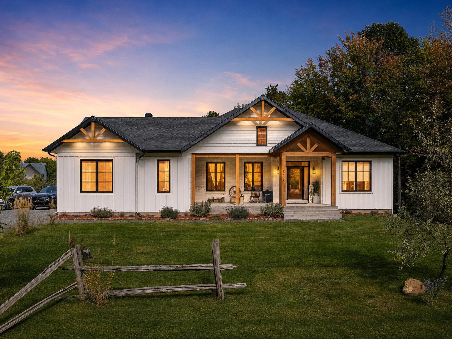 Balance between  nature and immediate proximity to amenities