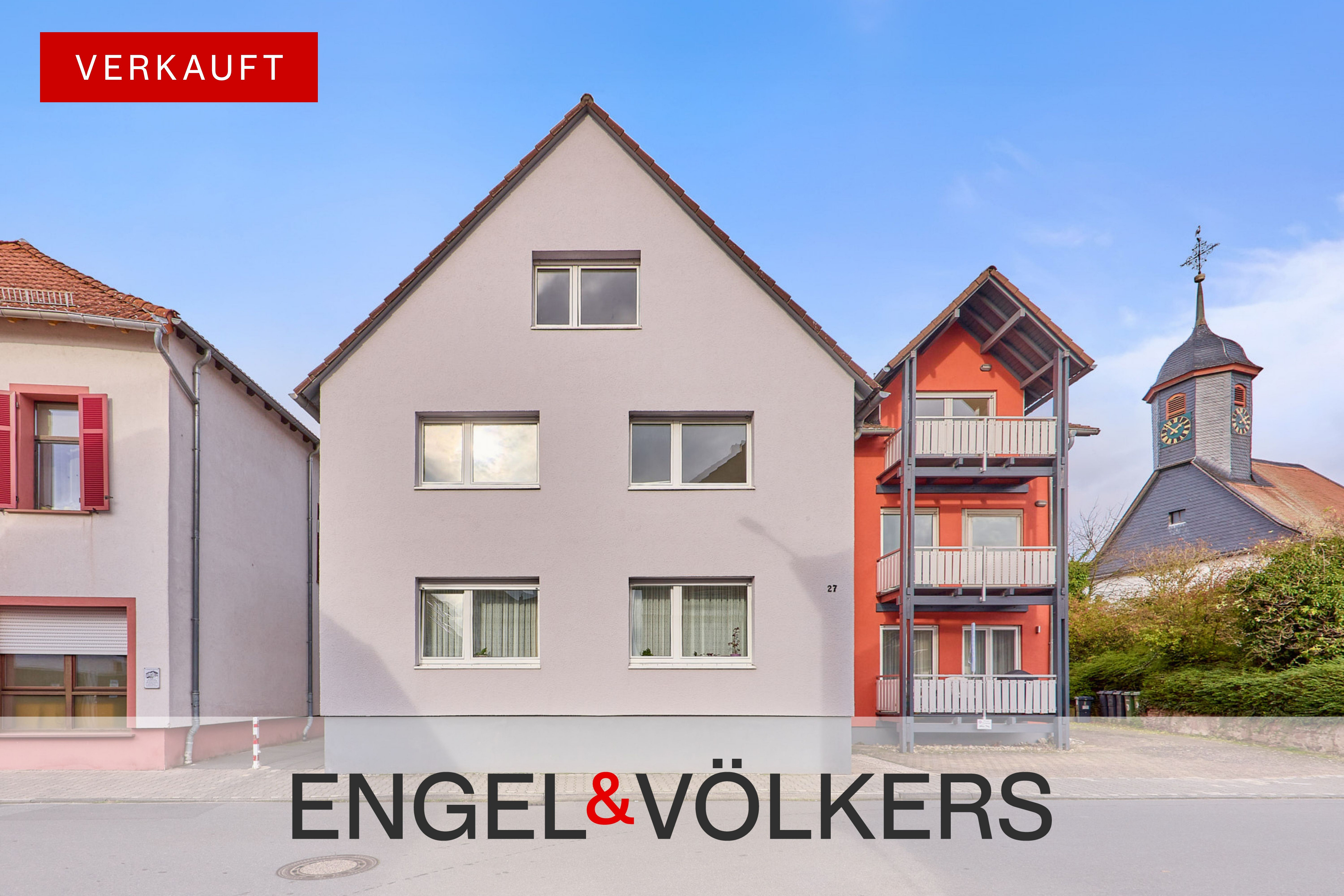 **VERKAUFT**Attraktive Rendite: modernisiertes MFH mit hoher Energieeffizienz -  in Erzhausen nahe Darmstadt