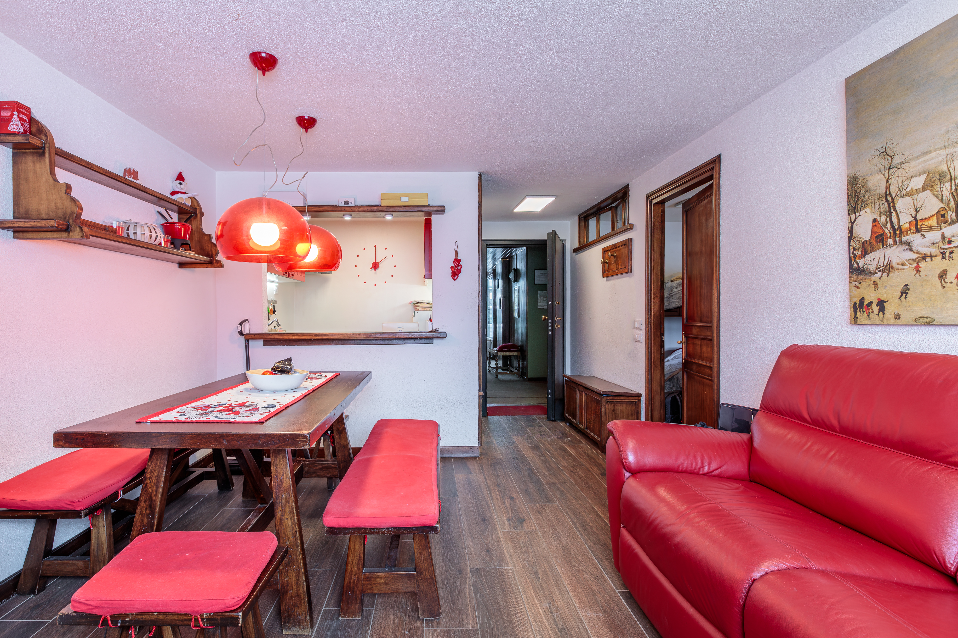 Refined renovated apartment just steps from the center