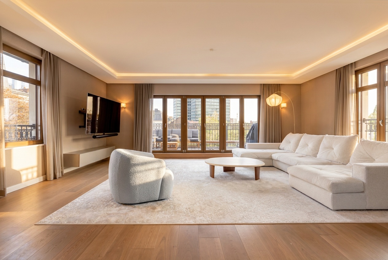 Elegante Altbauwohnung mit modernem Wohnkomfort im Westend-Süd