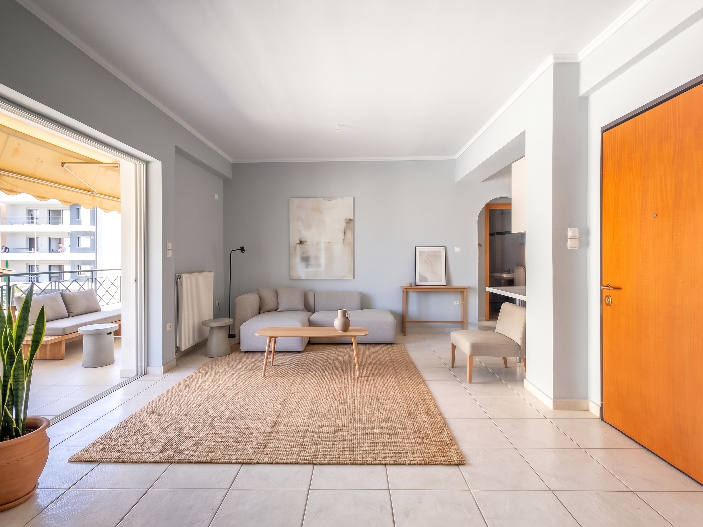 Μodern 73 sq.m. penthouse with views and parking [AI-modified]
