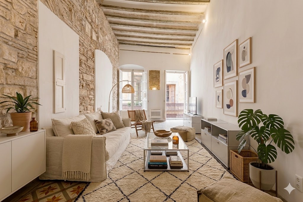 Piso con encanto y carácter histórico en el Gótico.
