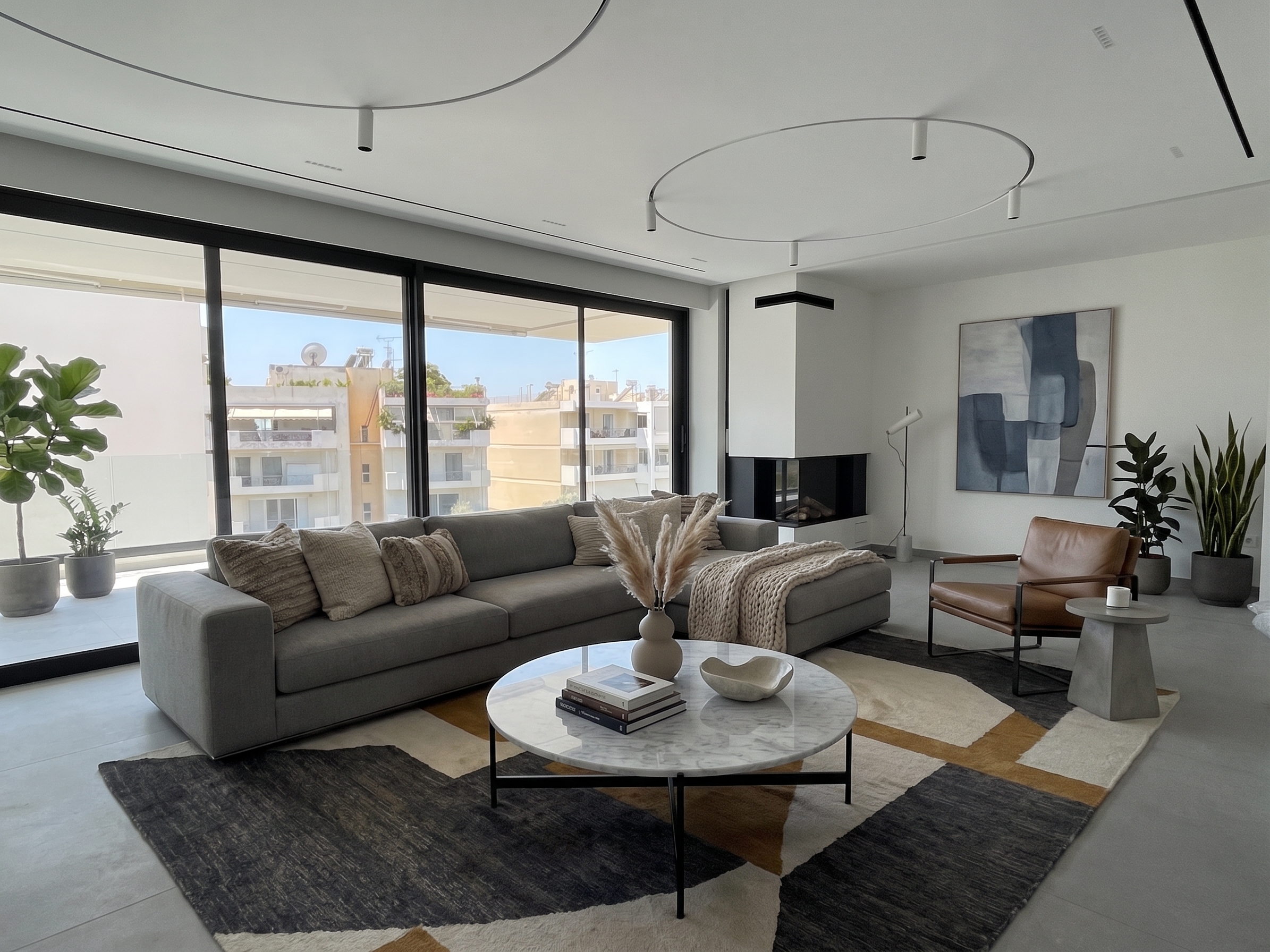 New built 3-bedroom apartment in Voula's center