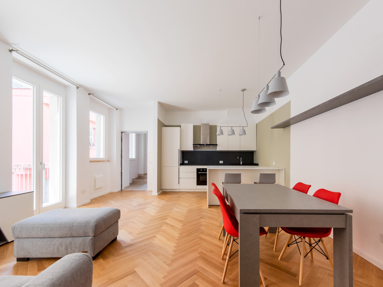 Apartament in Bacone with parking space