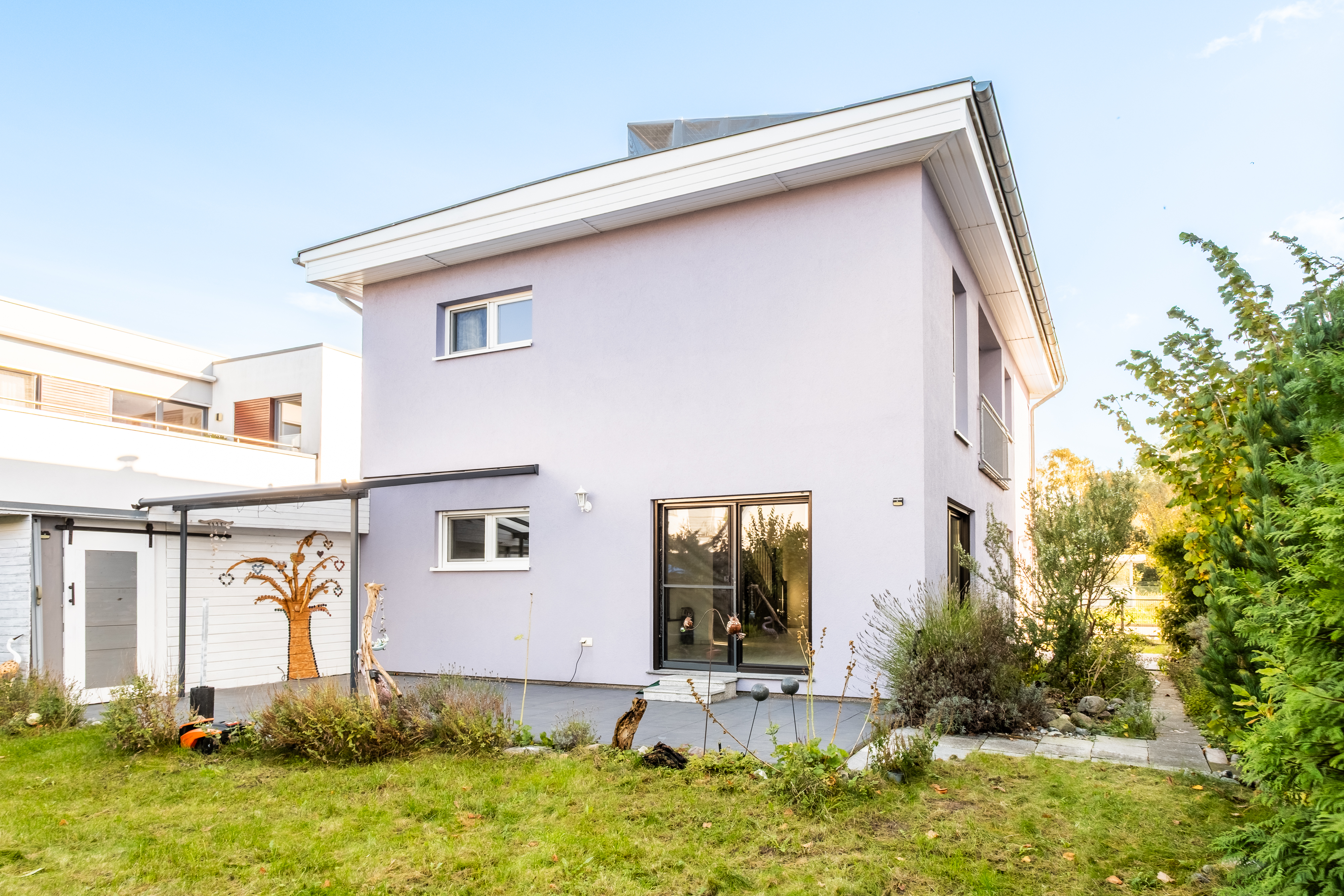 Hohe Düne - Freistehendes Einfamilienhaus in moderner Bauhaus - Architektur