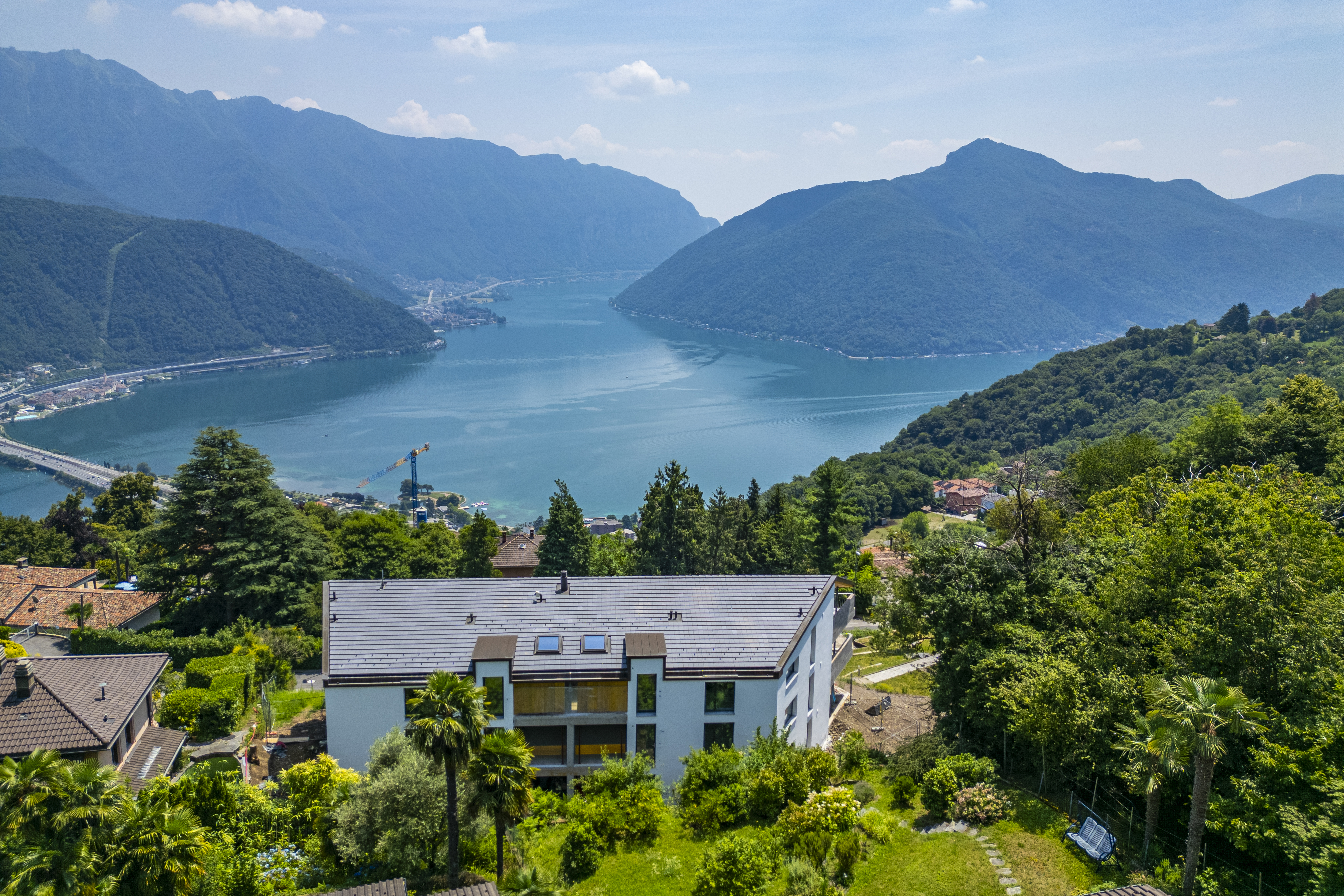 Modern apartment with enchanting lake view