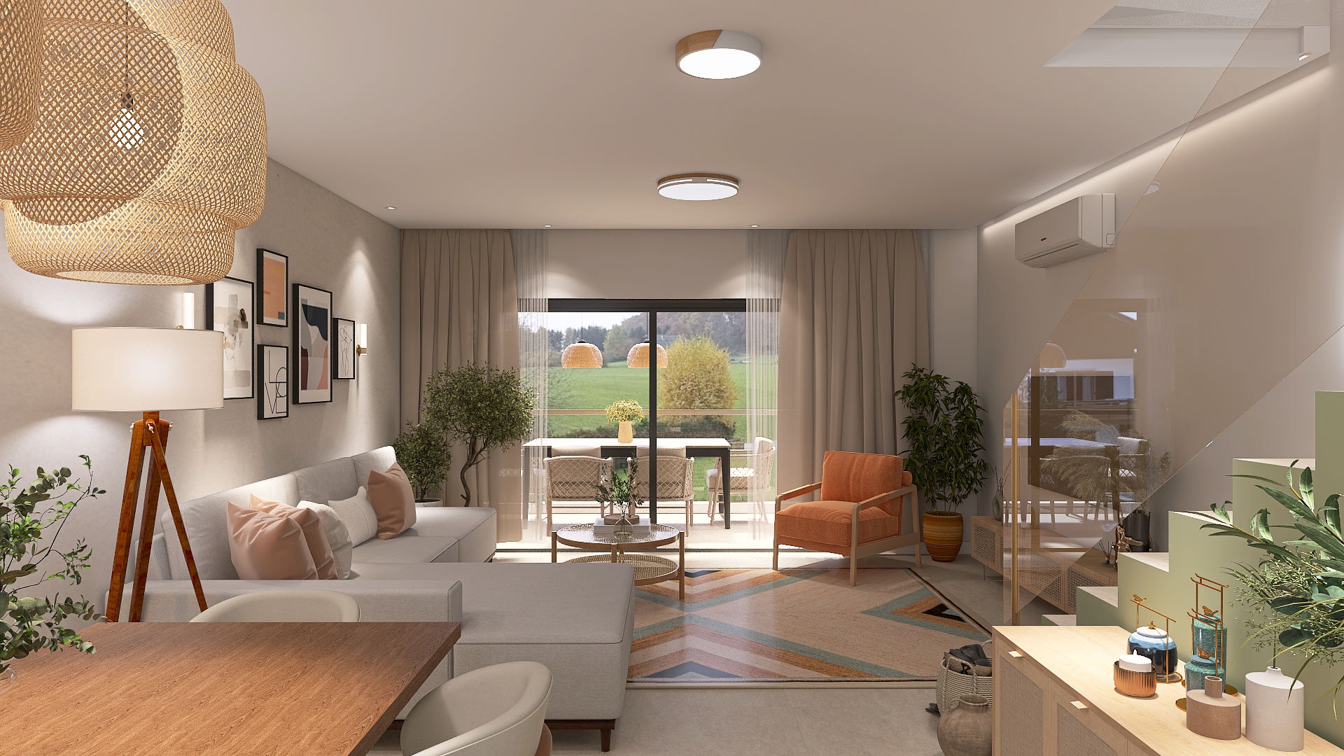 Neues Reihenhaus mit zwei Schlafzimmern und privaten Terrassen in Raposeira