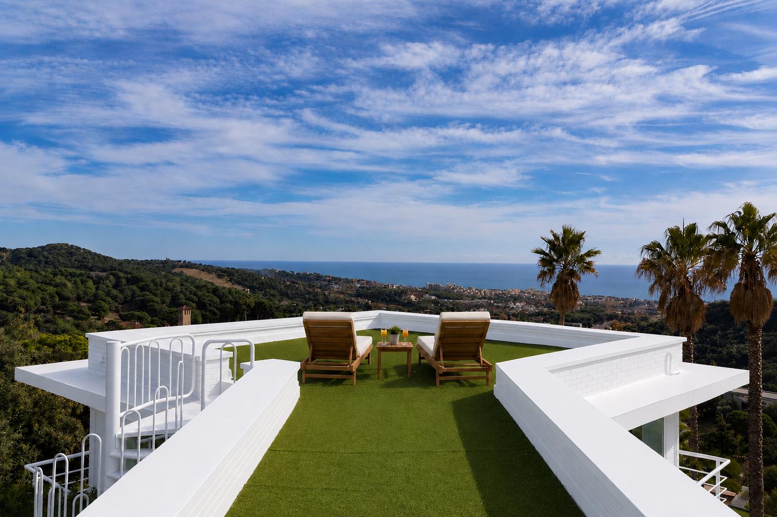 Exclusiva casa a Alella amb impressionants vistes al mar i total privadesa