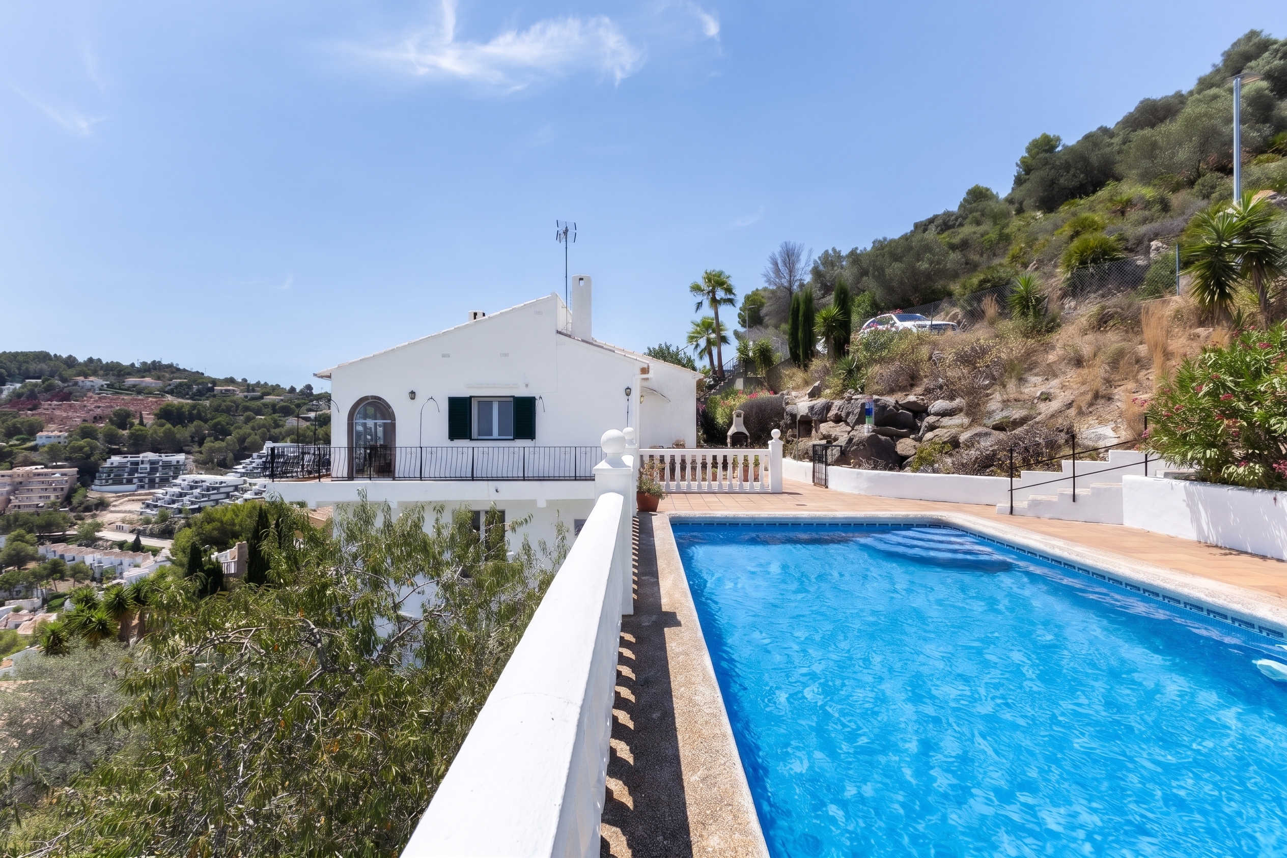 Magnificent Mediterranean Villa with Panoramic Sea, Golf, and Mountain Views in La Sella
