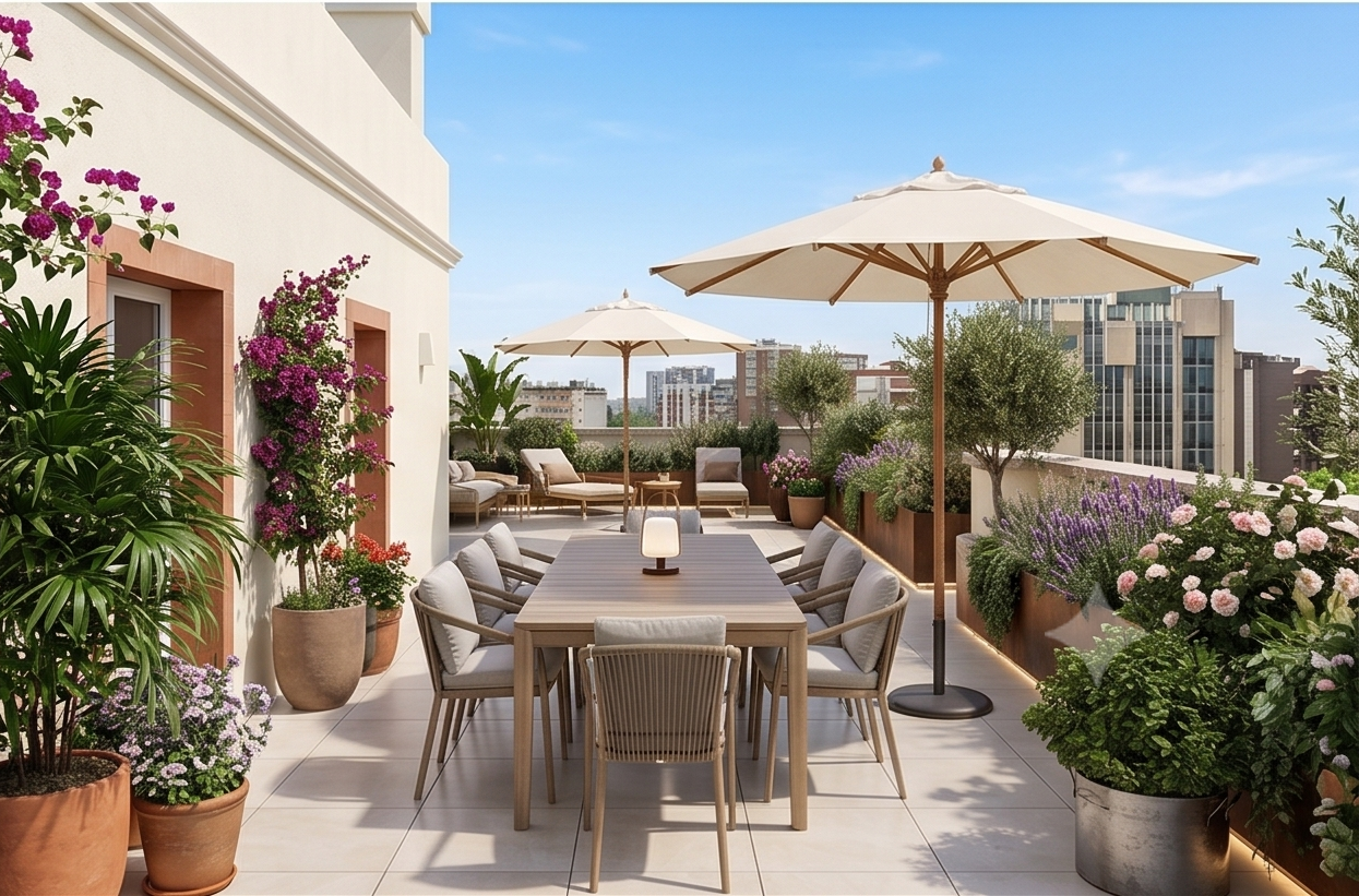 Brand-new designer penthouse with 127 m² terrace