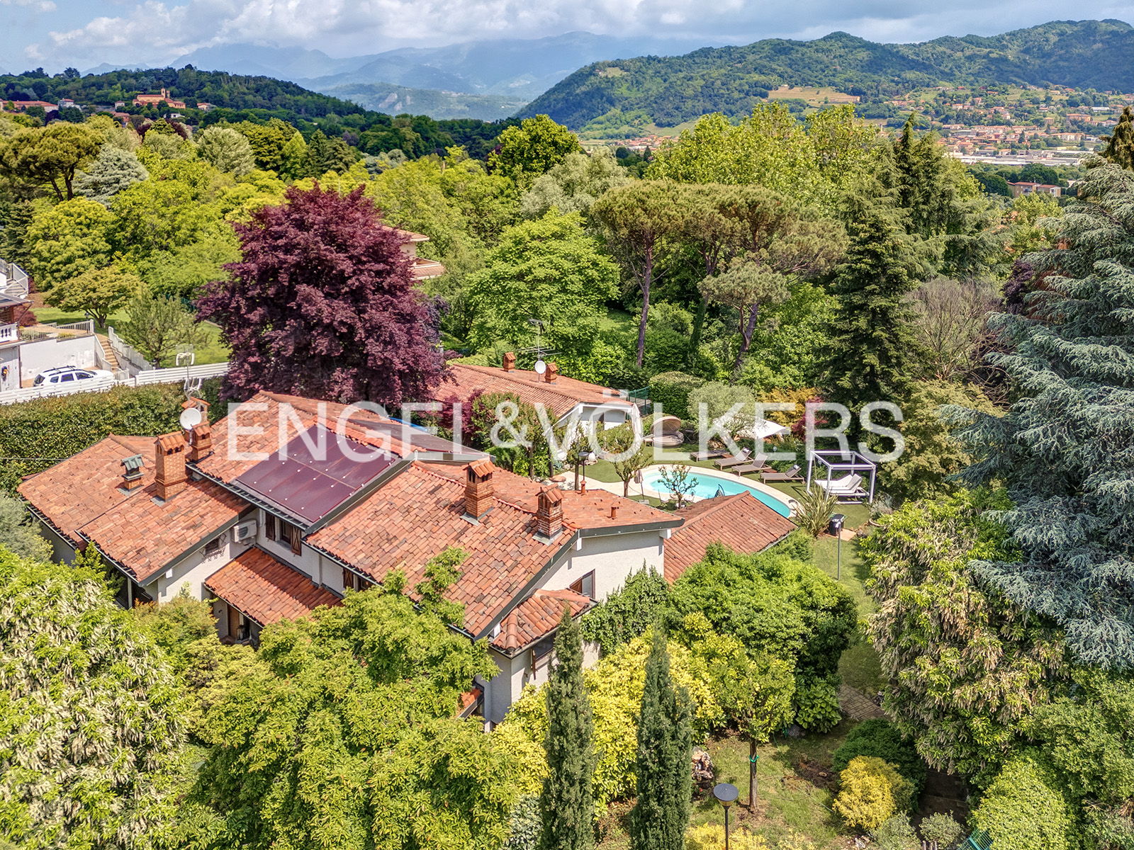 Charming detached Villa with annex, swimming pool and park.