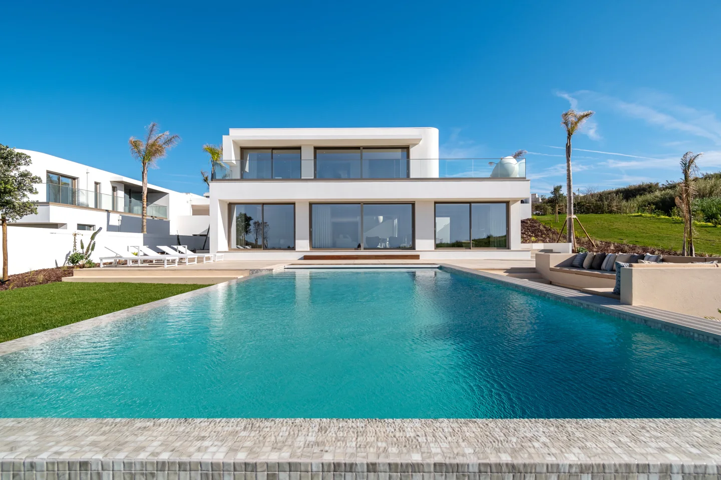 Luxury villa with ocean views