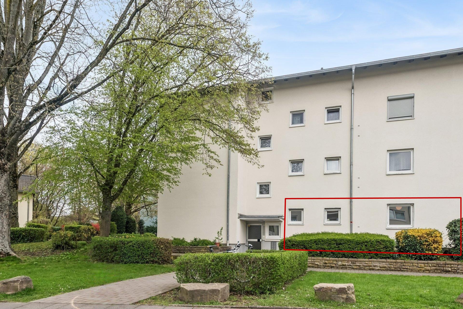 3-Zimmer-Wohnung mit Gartenanteil in gepflegter Wohnlage
