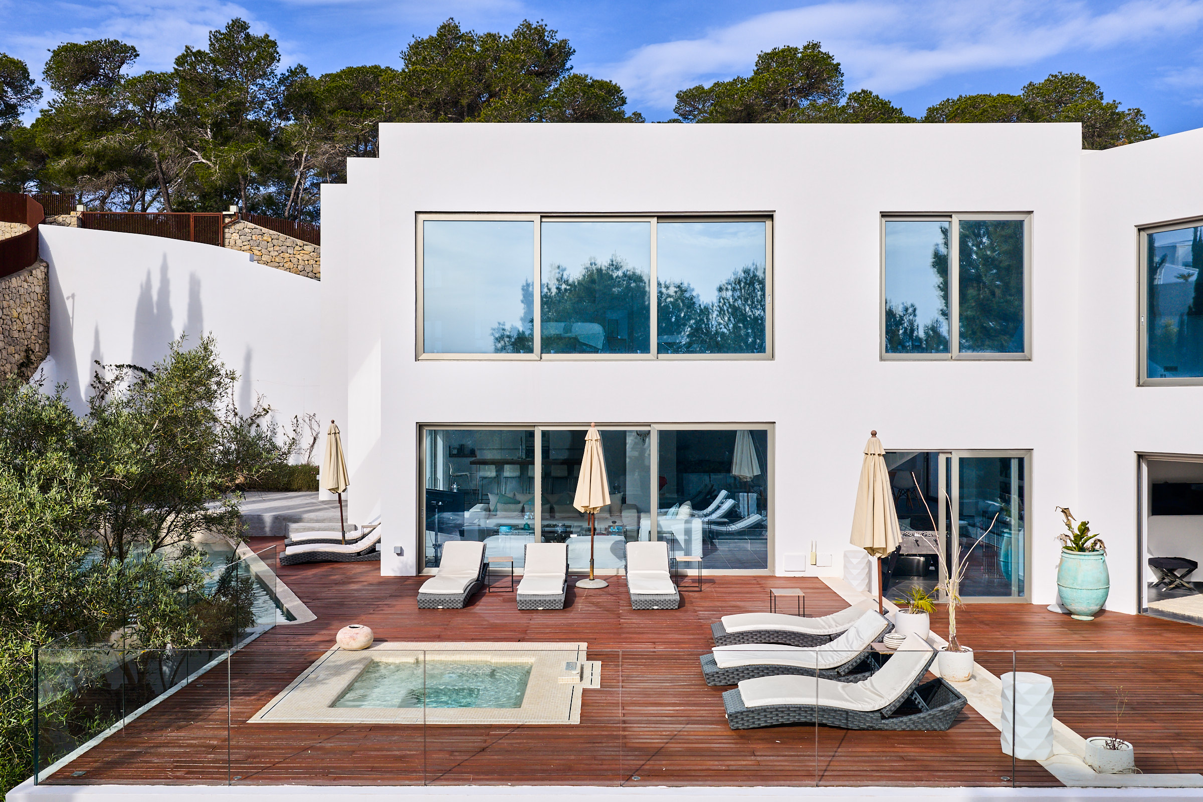 Modern villa with panoramic views in gated community