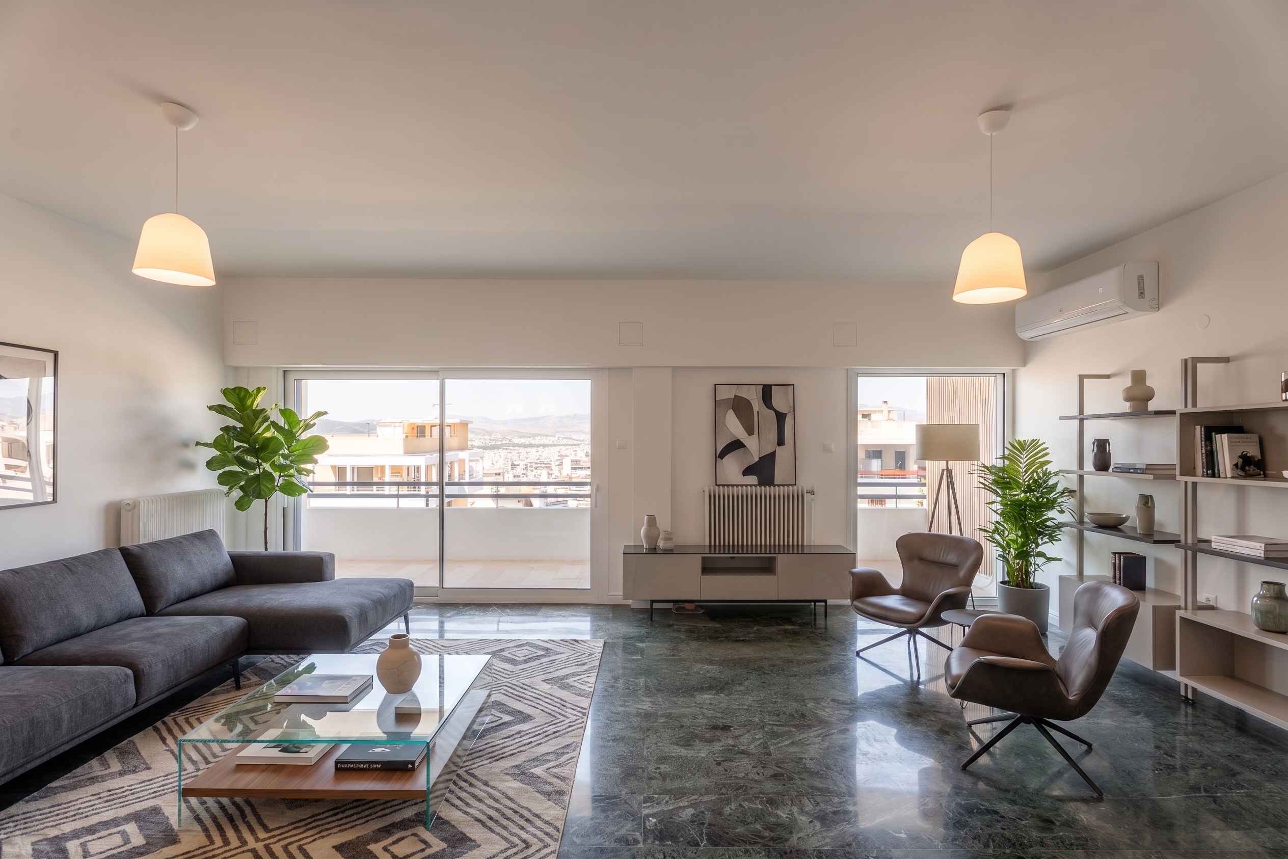 Renovated 3-bedroom apartment in Galatsi [KI-modifiziert]
