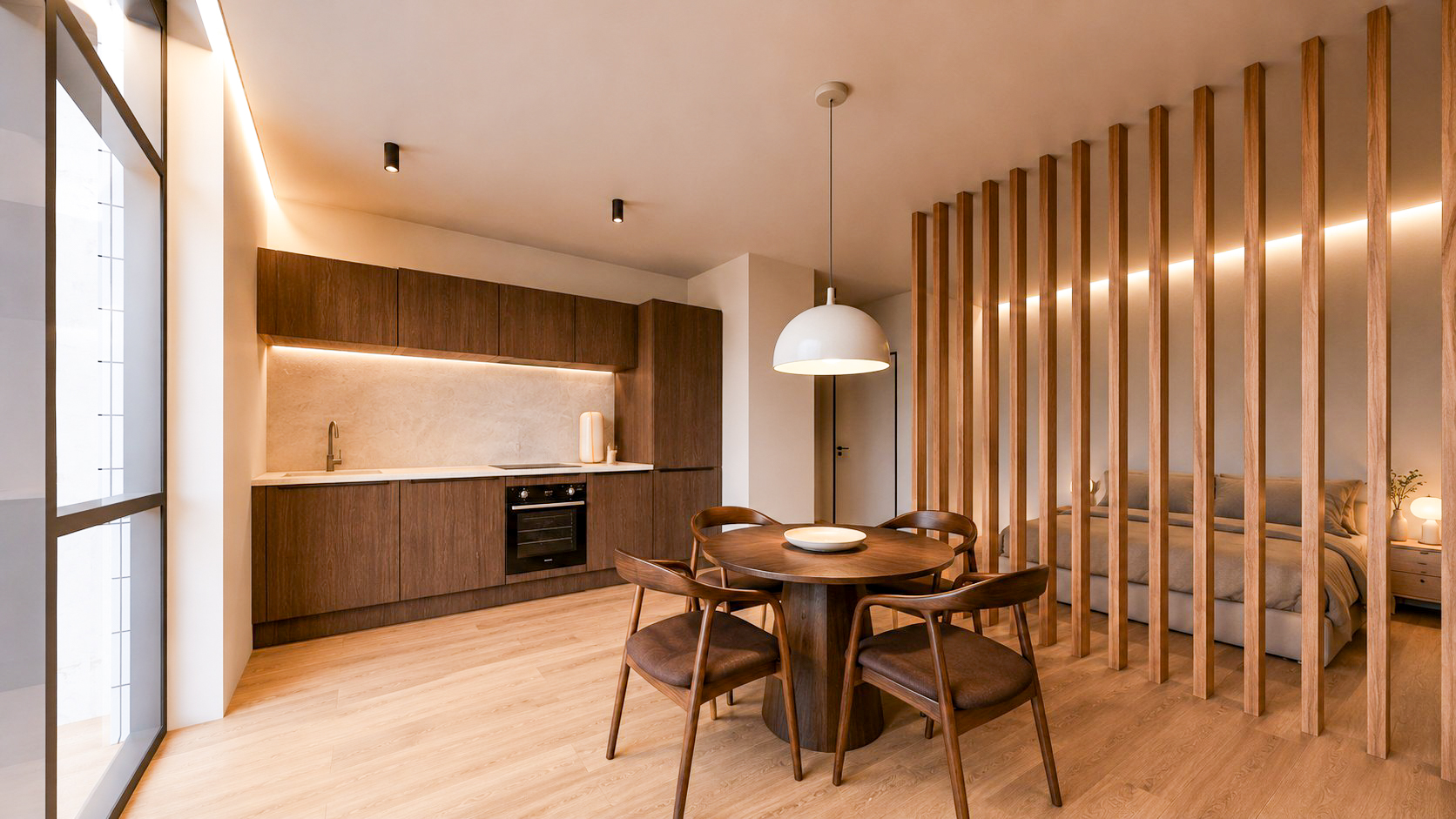 Elegante estudio rehabilitado en Camins al Grau