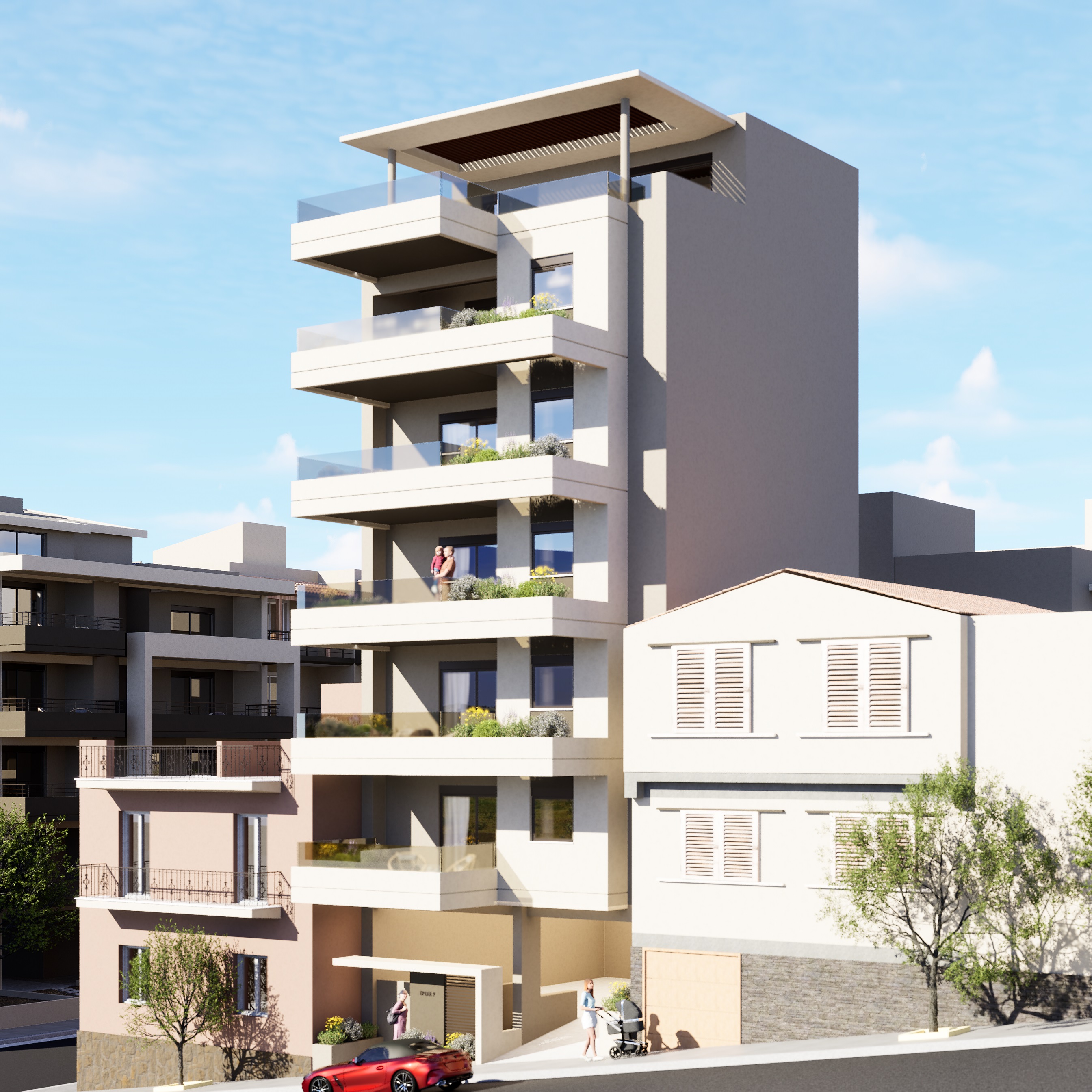 Newly built 4th-floor apartment in Galatsi