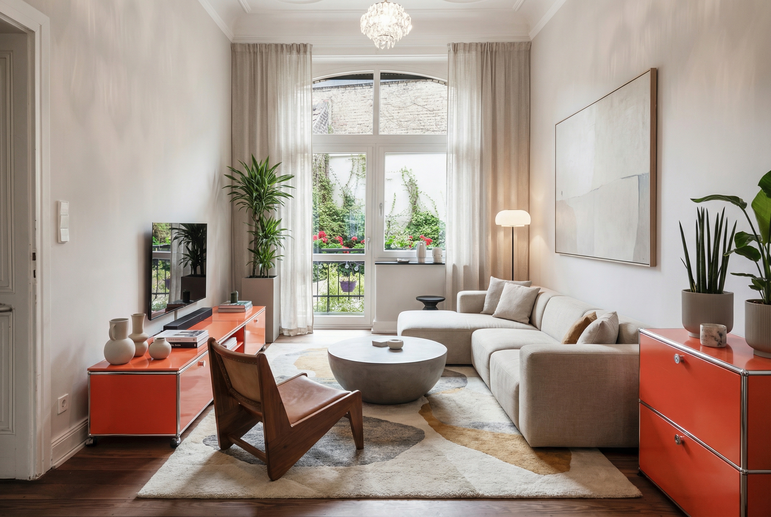 Stylish townhouse from the turn of the century [AI-modified]