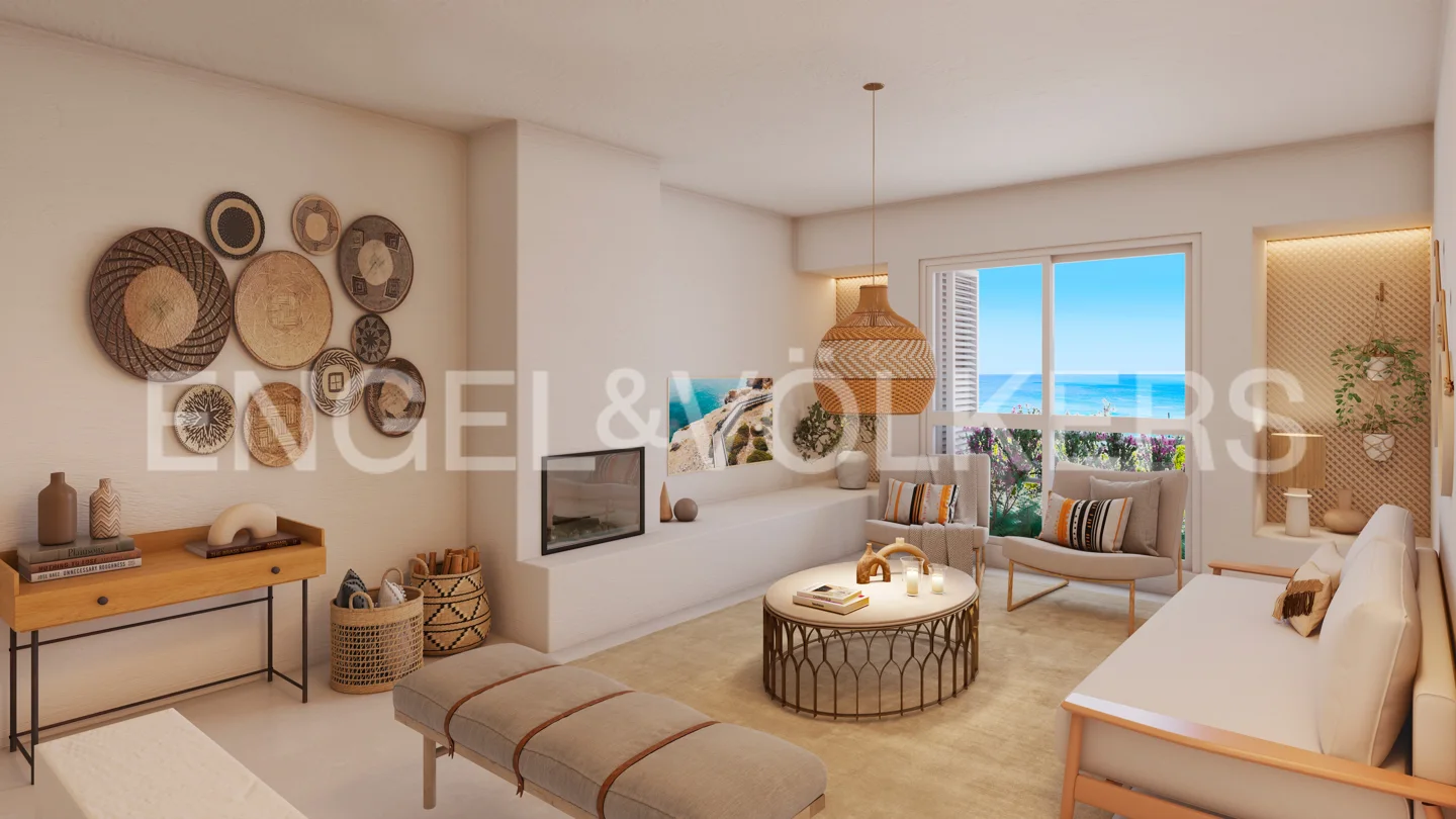 T1 Apartment in Oceanfront Resort within Direct Access to the Beach