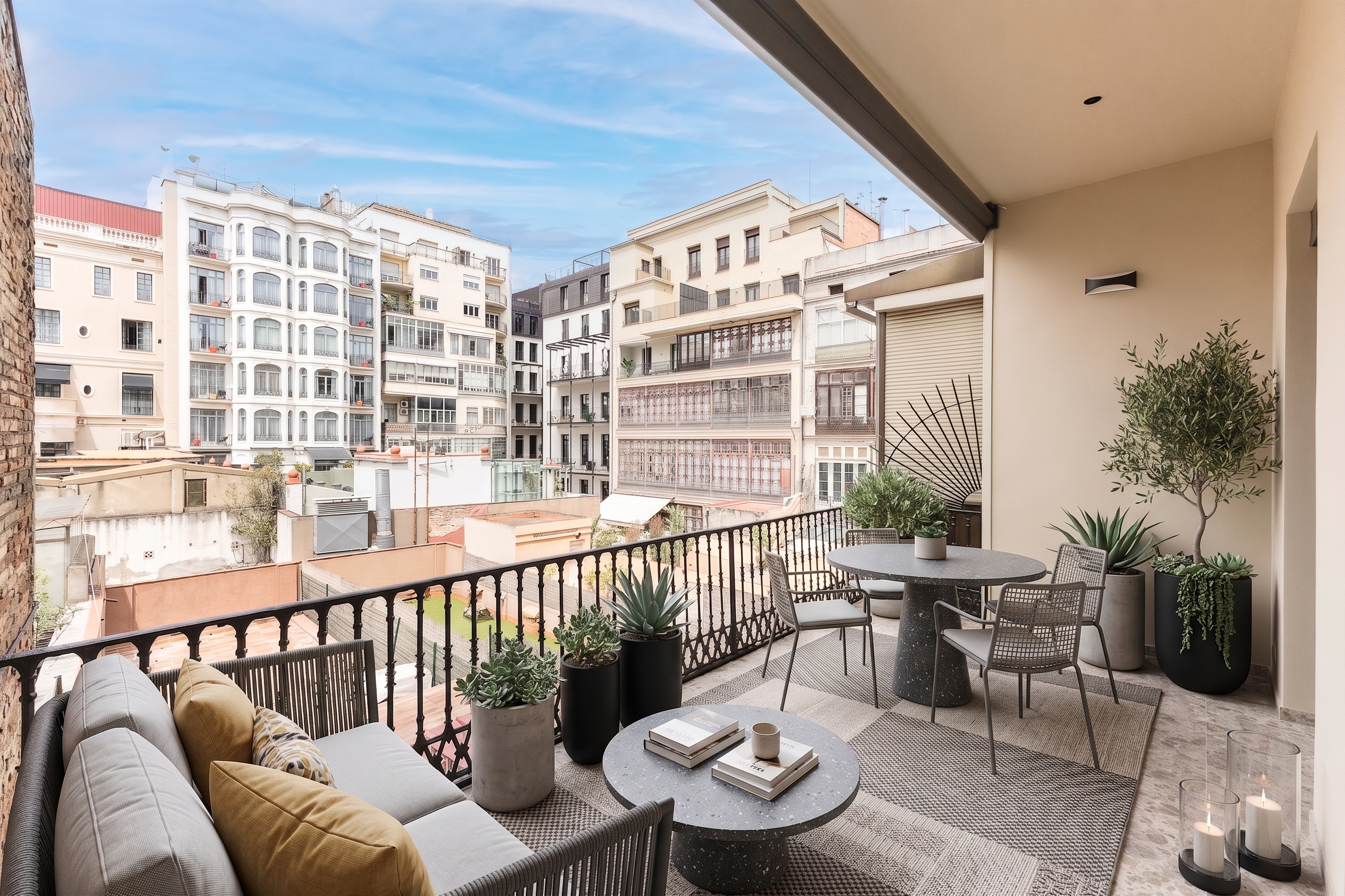Exklusive Wohnung mit Terrasse neben Passeig de Gràcia