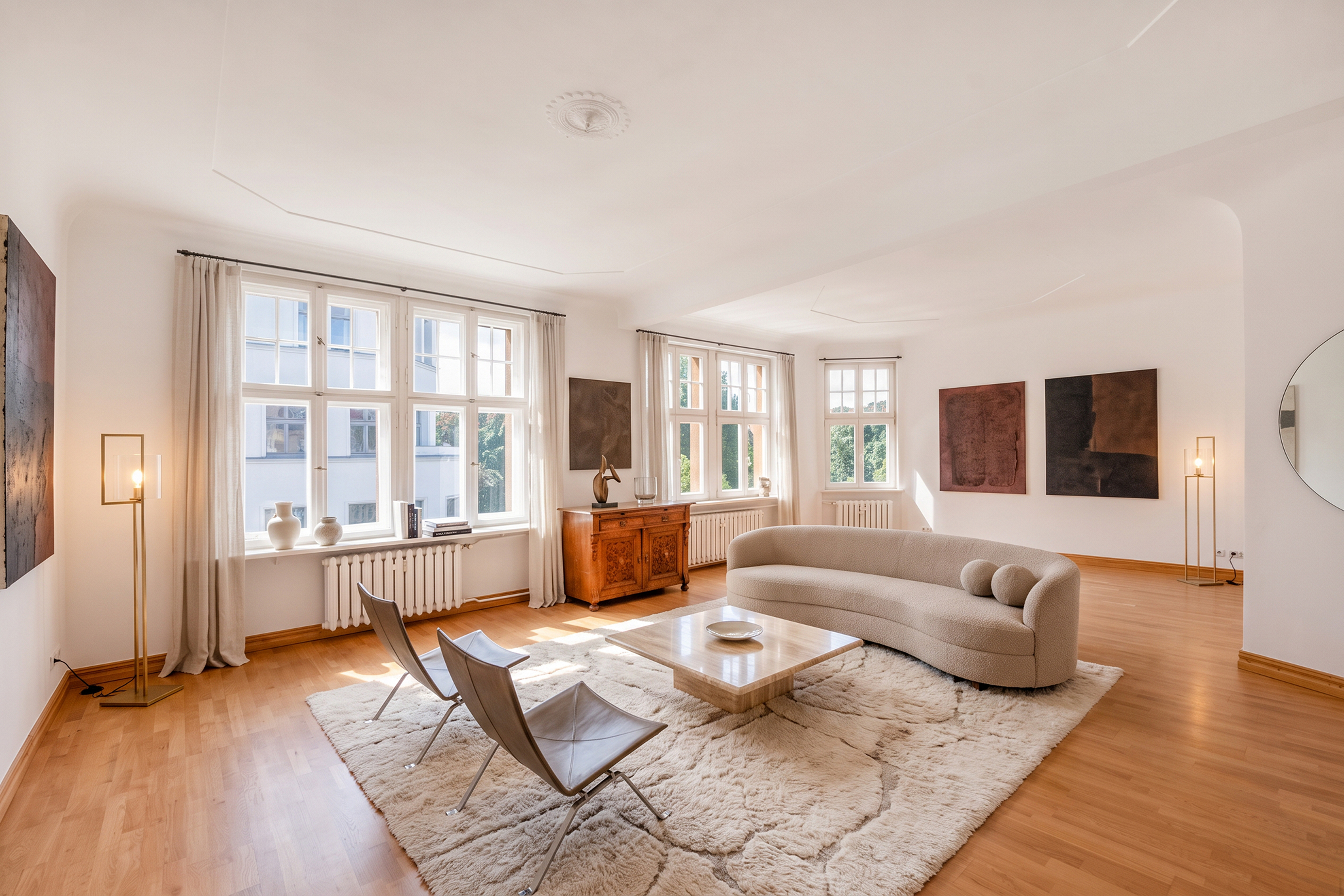 Urban Elegance am Gipsdreieck – großzügiger Altbau mit viel Raum zum Leben [Modificato da IA]