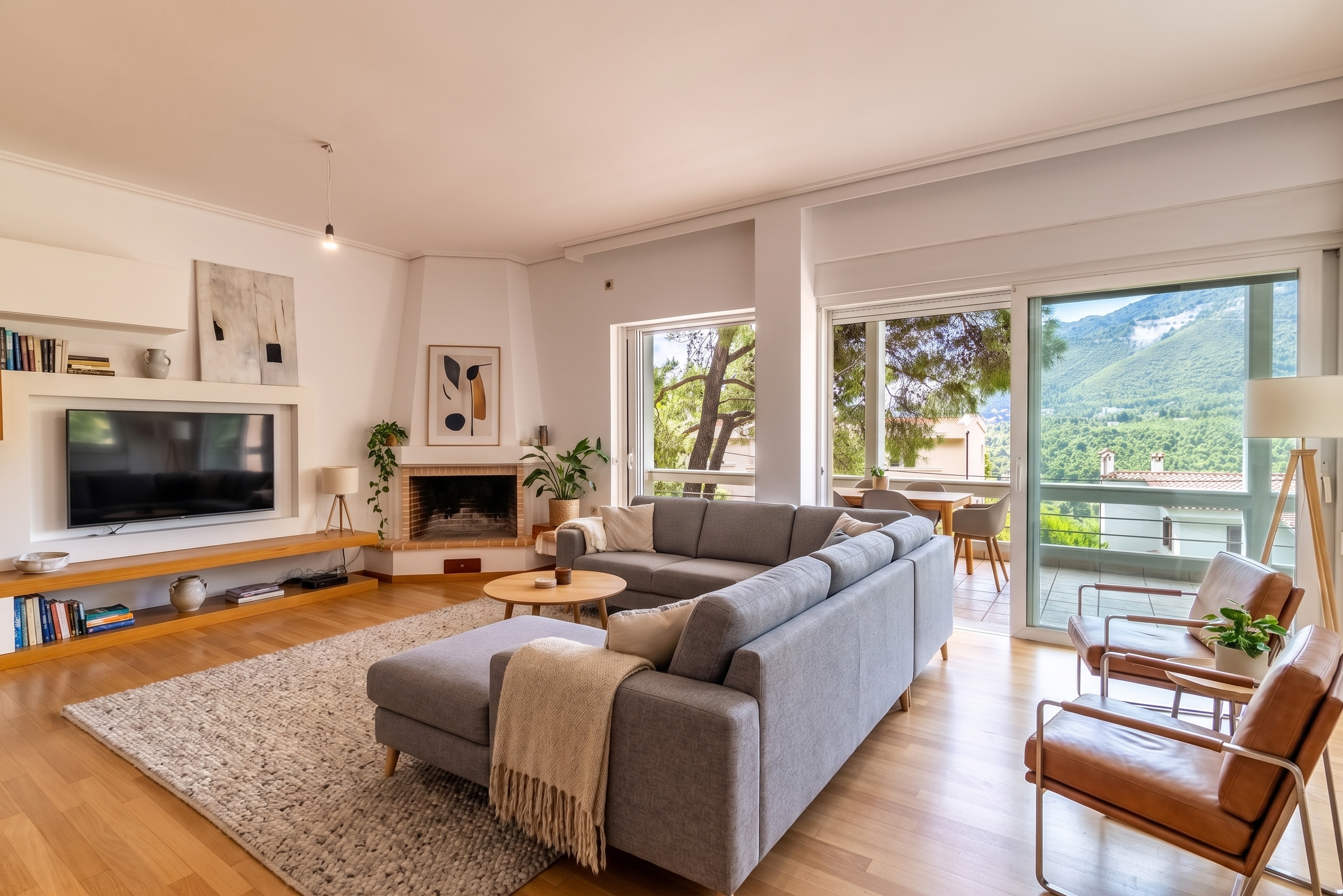 Magnificent renovated maisonette in Dionysos [KI-modifiziert]