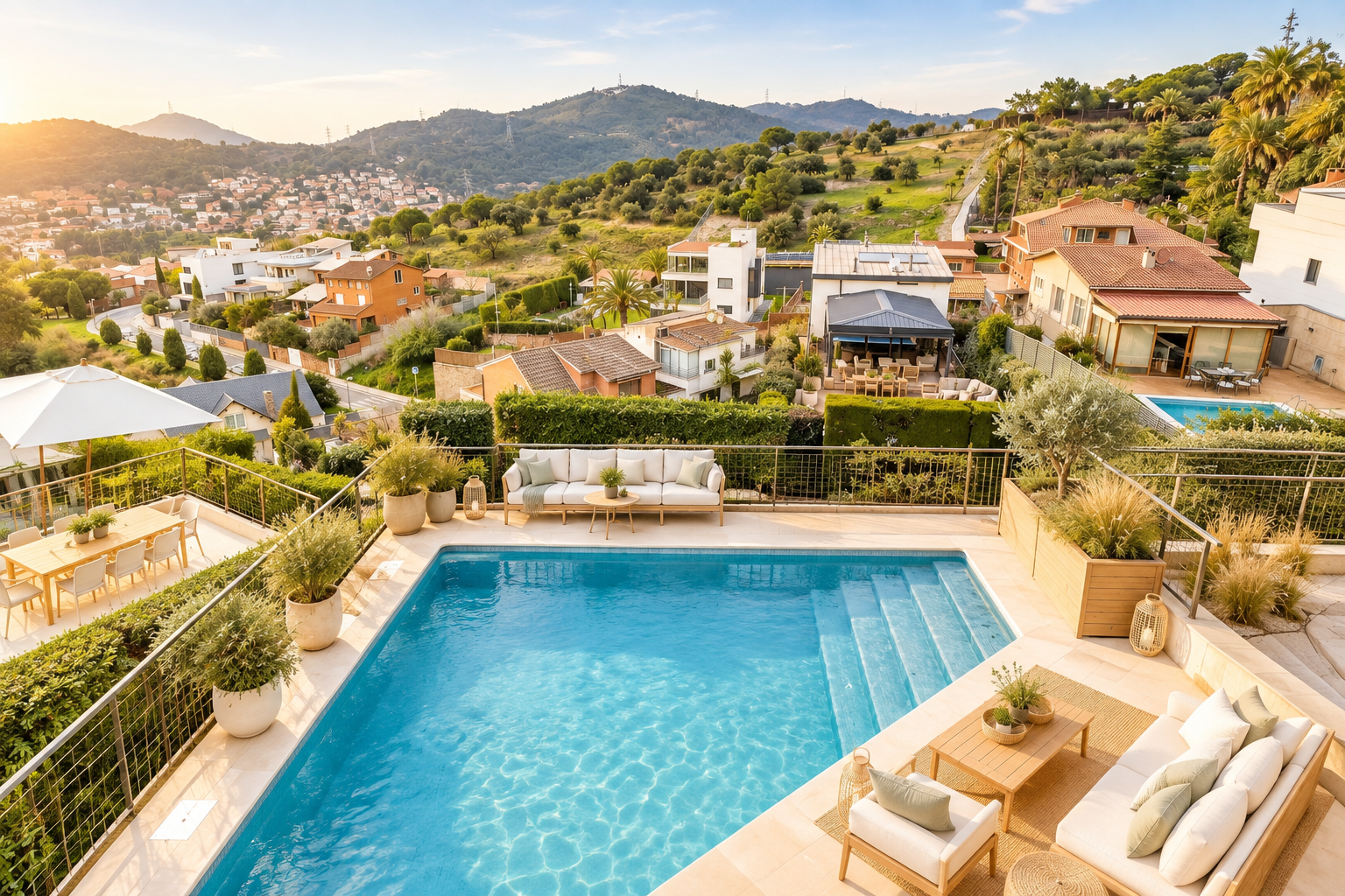 Exclusive residence with garden and views next to La Miranda School
