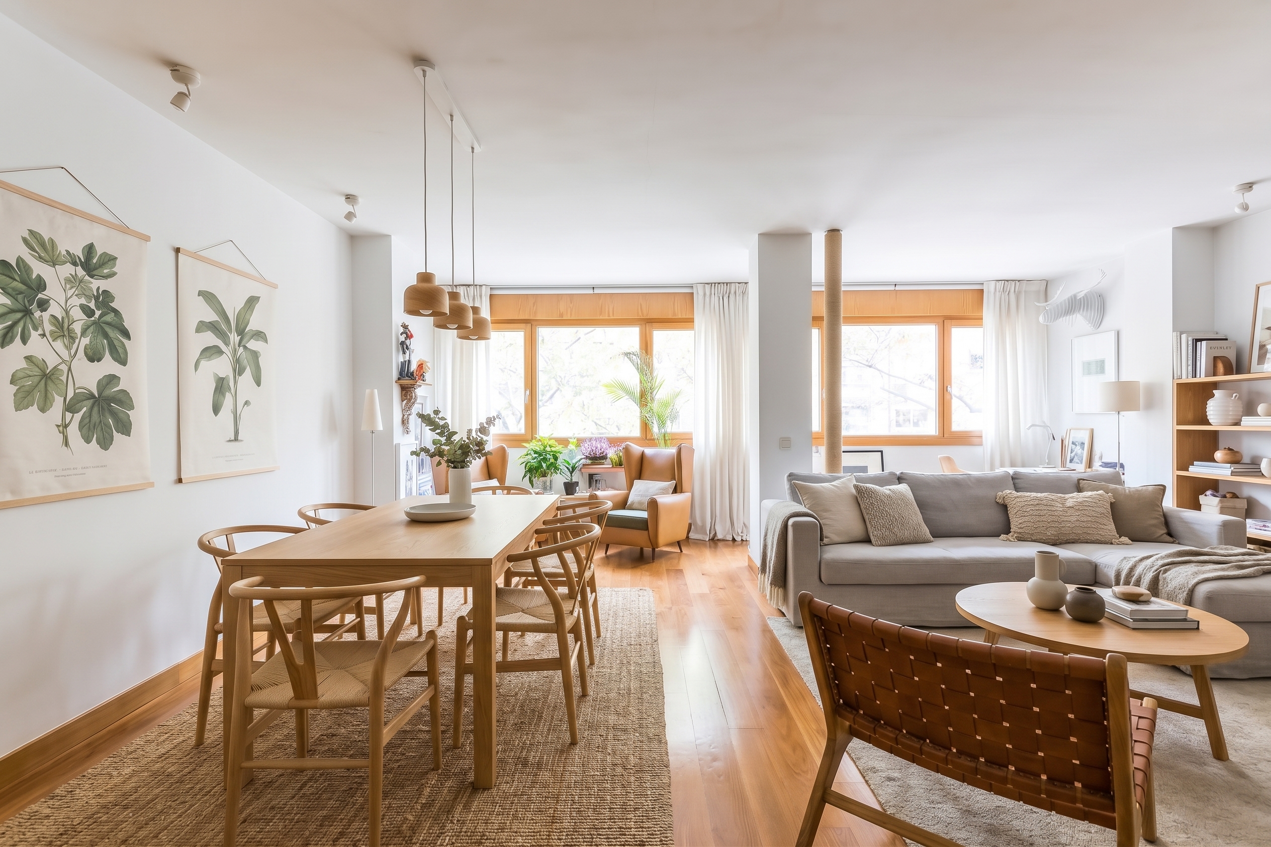 Exceptional and bright home with timeless design and swimming pool in Prosperidad [AI-modified]