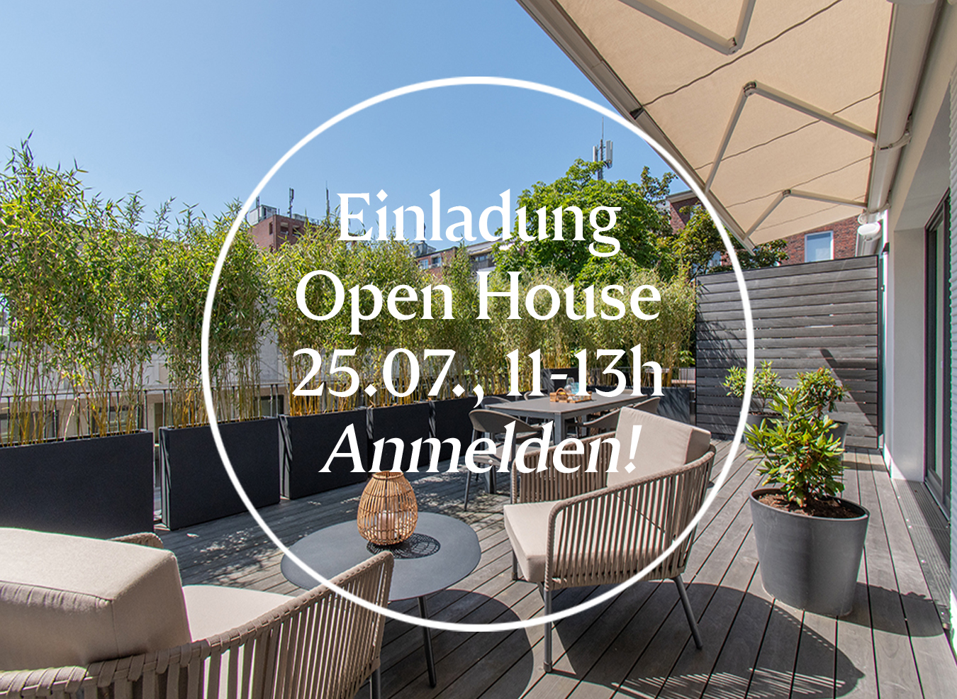 OPEN HOUSE AM 25.07.* Dachterrassen-Traum in Winterhude