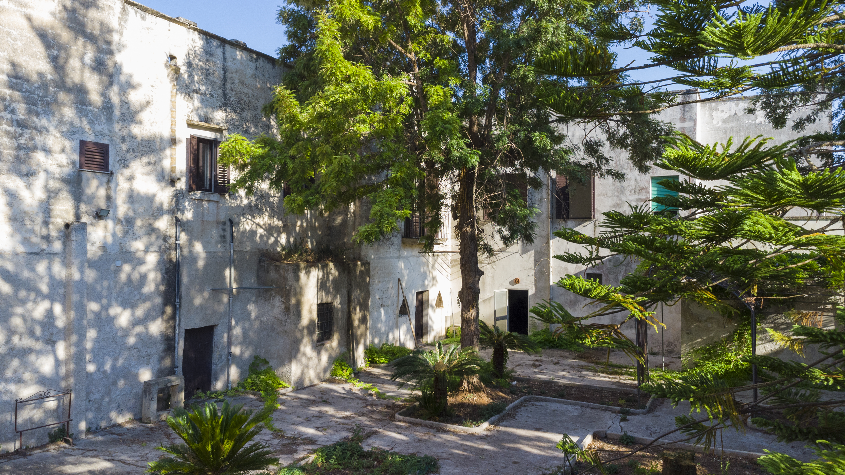 Historic building with an inner courtyard