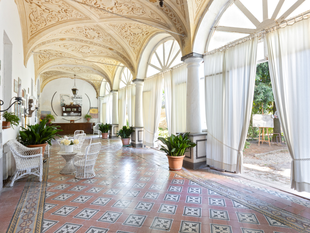 Der renommierte Palazzo der Marchesi Moscheni aus dem 17. Jahrhundert