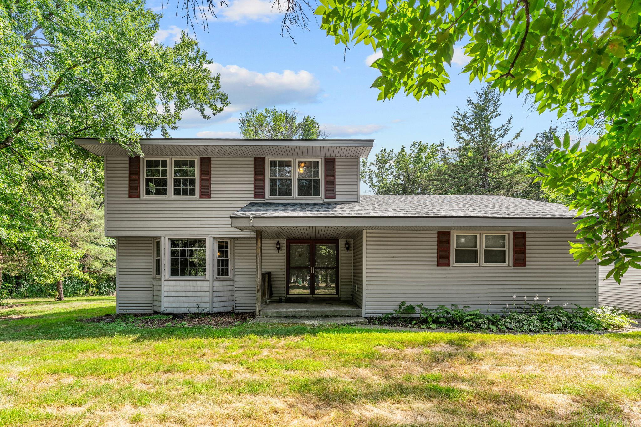 Secluded 4-Bed Home on 1.28 Acres with Lake Views