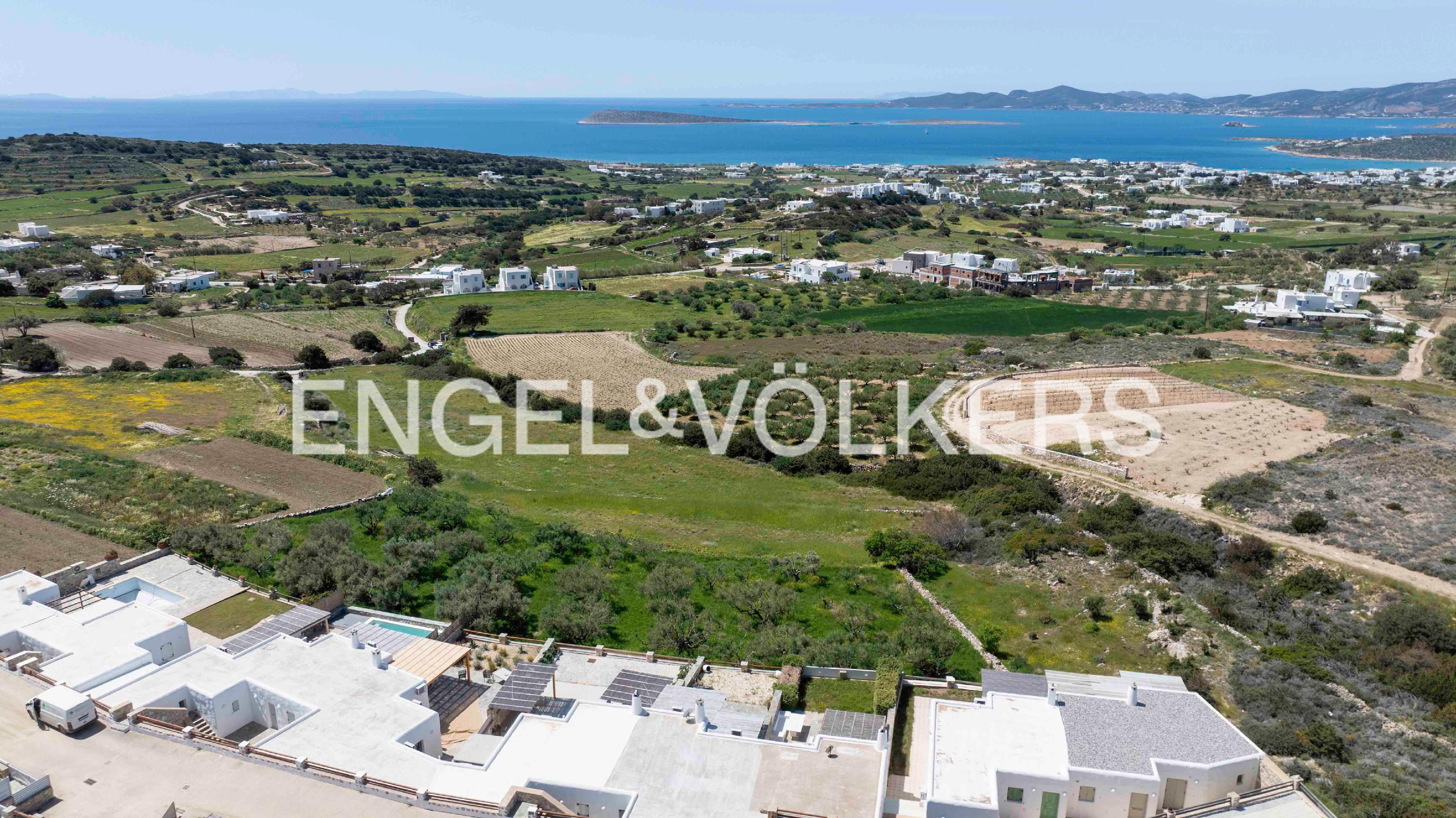 Within the city plan, plots with a wonderful view in Angairia Paros - Ideal for a residence or hotel unit