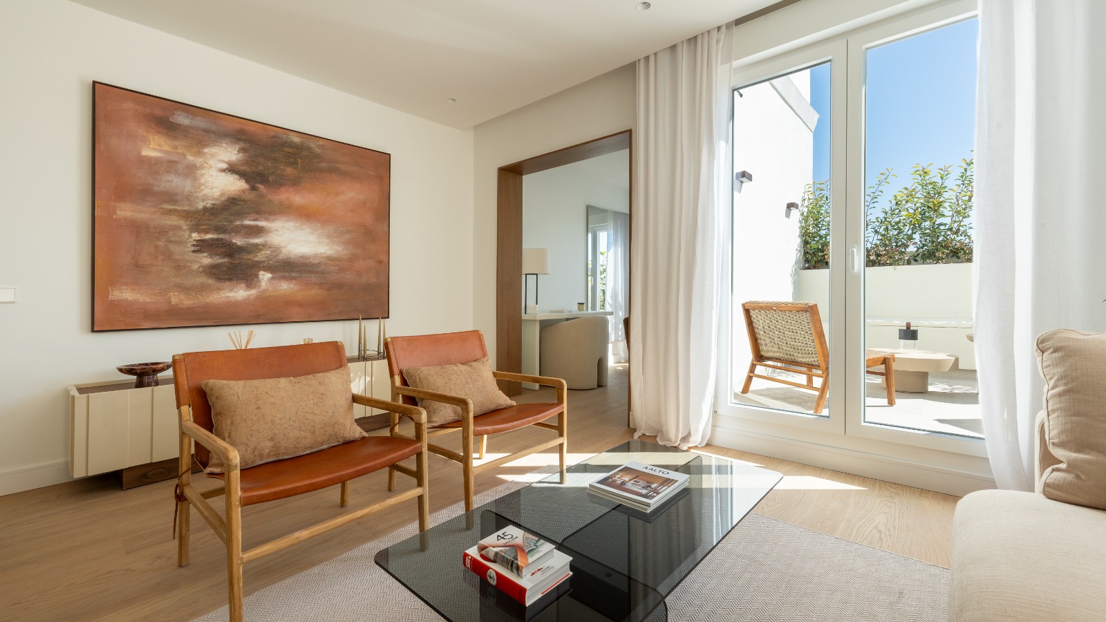 Spectacular renovated 3-bedroom penthouse.